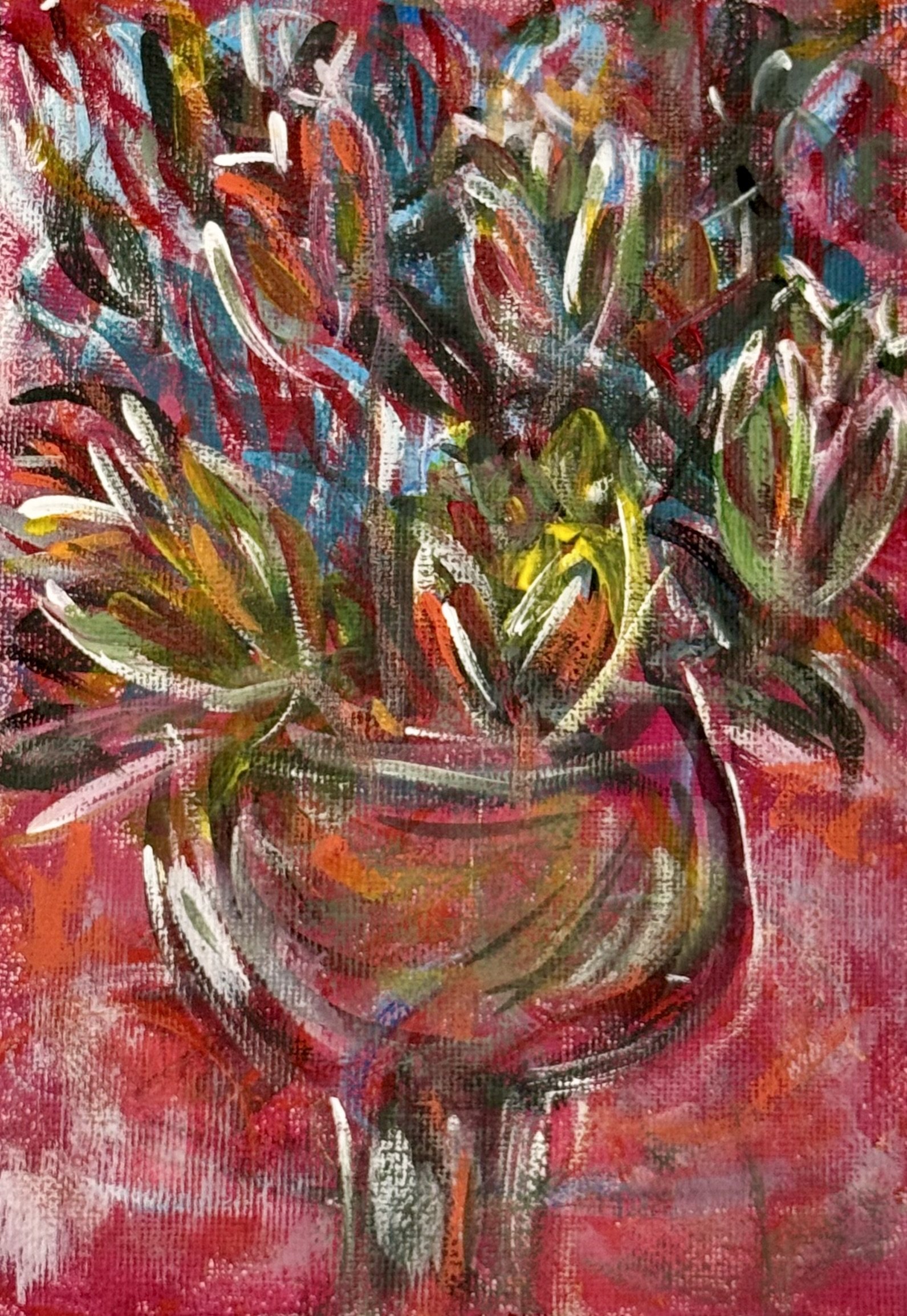 Wine in Bloom 5 x 7"