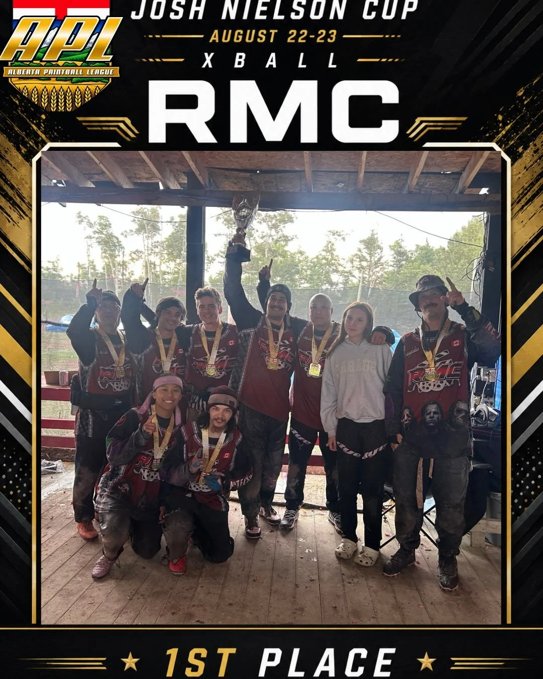 🏆 JOSH NIELSON CUP RESULTS 🏆

What a weekend of paintball! 🔥

Congratulations to all the teams that battled it out and earned a spot on the podium at the Josh Nielson Cup! The competition was unreal all weekend, and every team brought the heat. 💪
