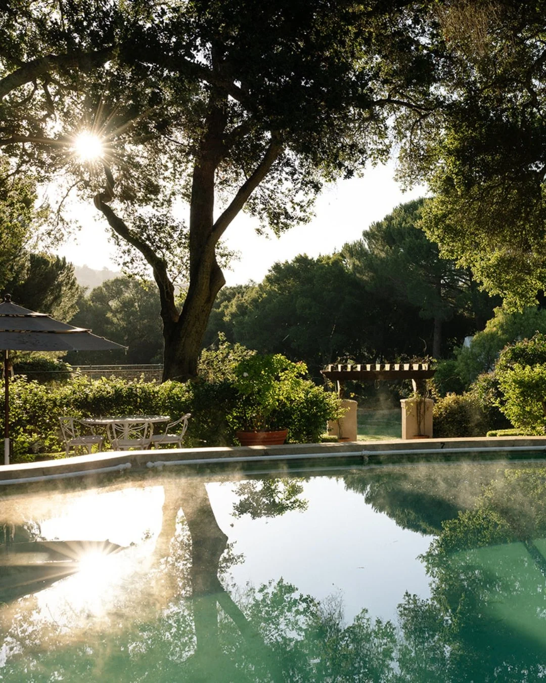A dip in the pool under the warm Carmel Valley sun? Just one of the many luxuries our guests get to enjoy during their stay.

Whether you're here for a weekend-long retreat or a wedding to remember, every corner of our estate prioritizes a slower pac