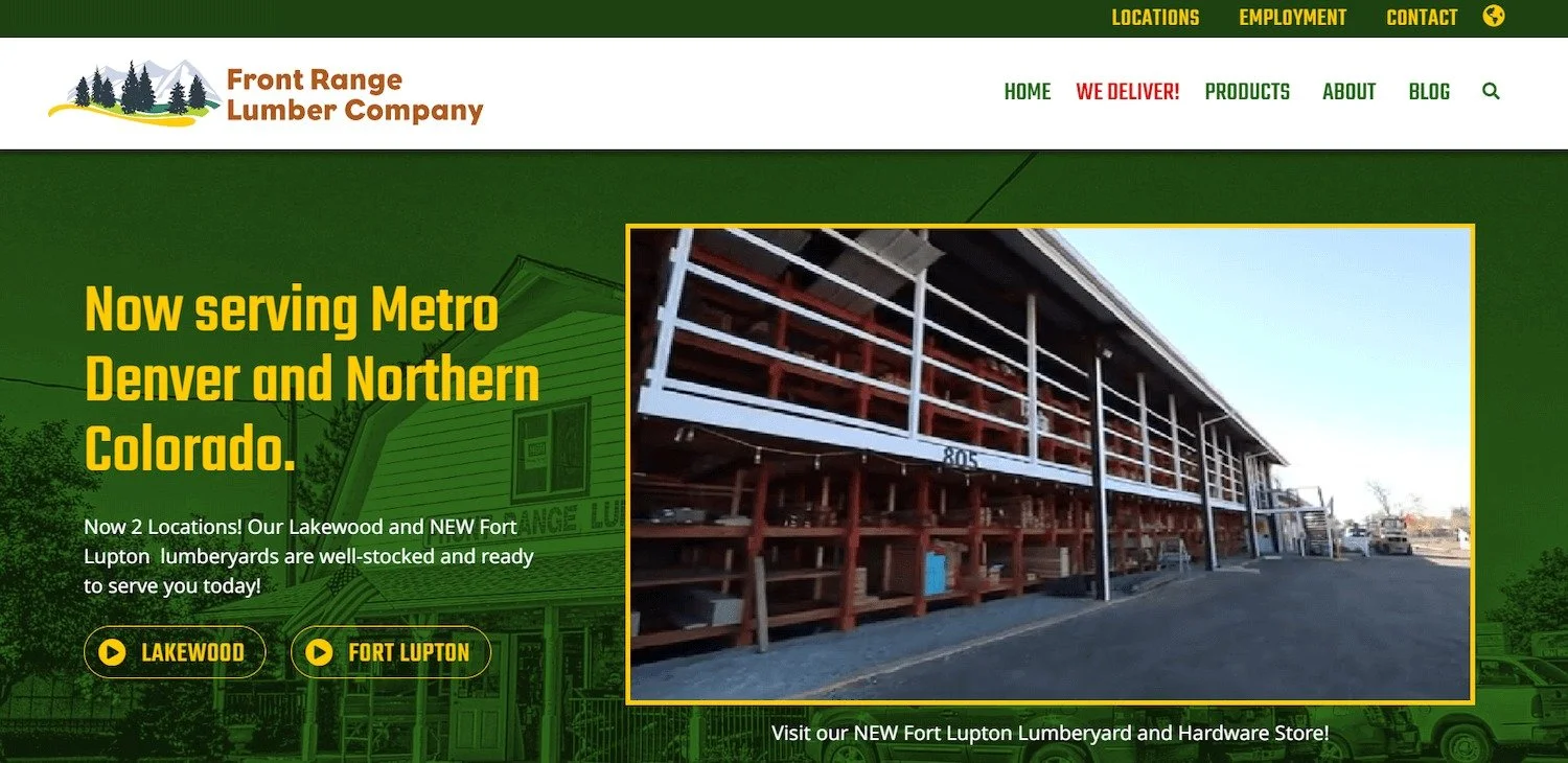 Front Range Lumber Company Homepage: Now Serving Metro Denver and Northern Colorado
