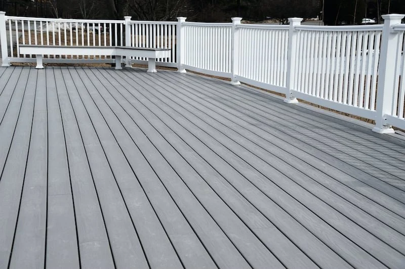 build a wooden deck on top of your concrete porch