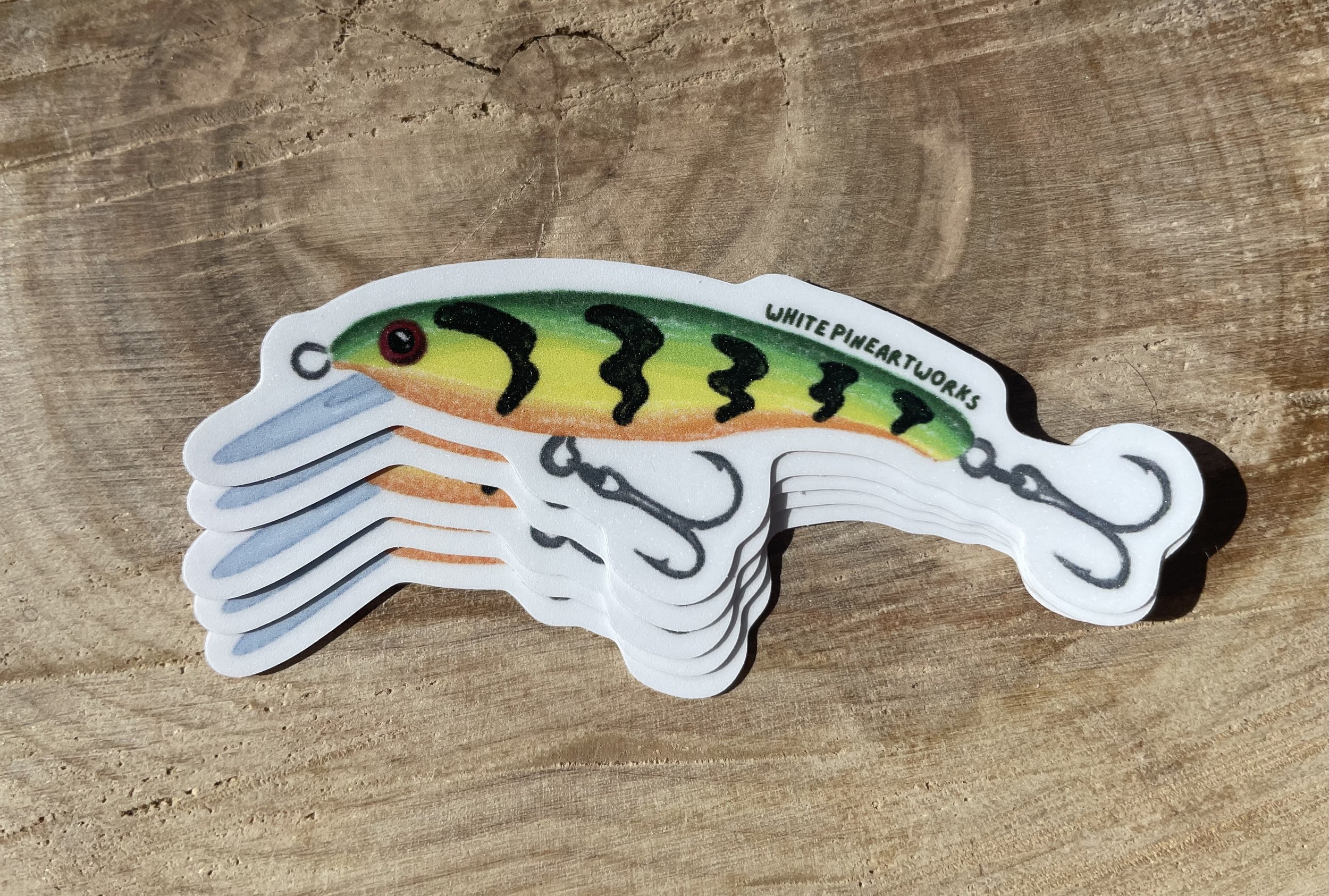 Yellow-Green Lure - Sticker