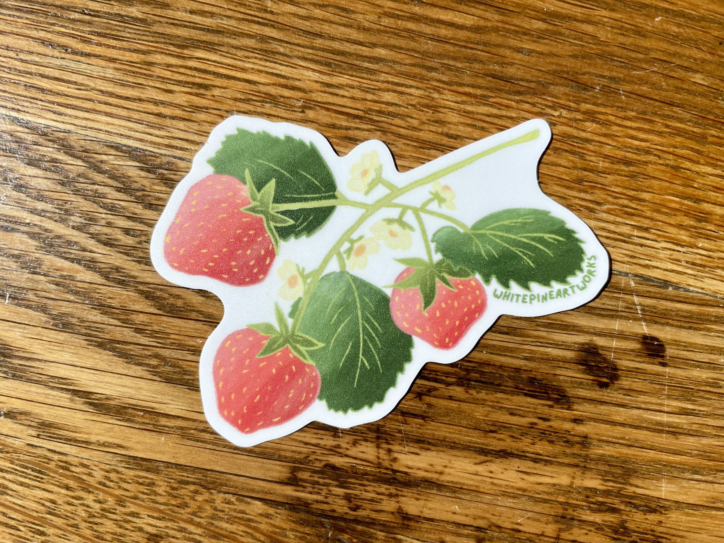 Wild Strawberries - Sticker