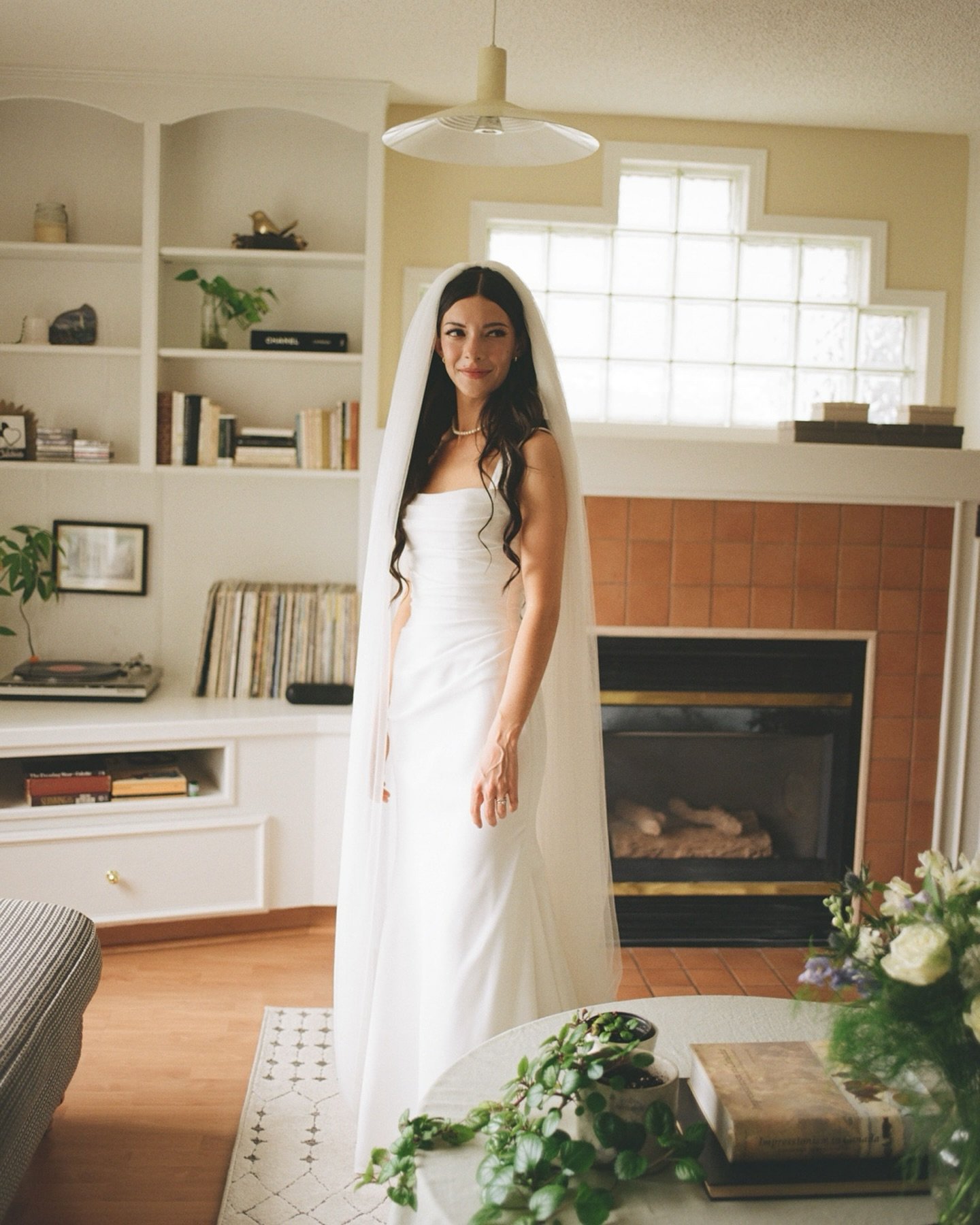 Amber before the ceremony with her sister &amp; mom - mostly on film 😇 the beauty of Amber goes beyond the physical realm - her patience, kindness and gentle warmth comes through in everything she does 🕊️ we were so honoured to capture her and Loga