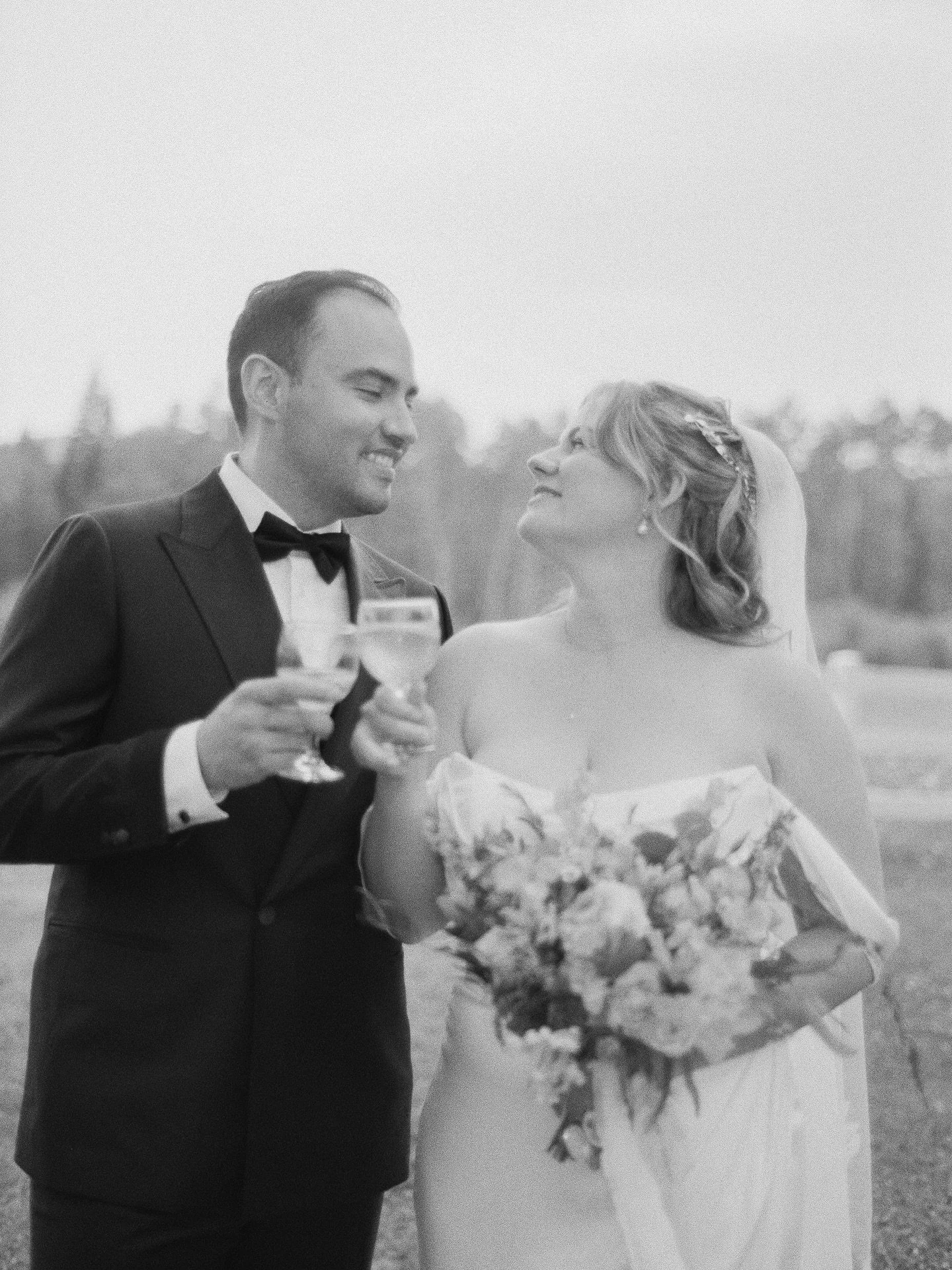 Caitlin &amp; Dave&rsquo;s spring wedding at @folktreelodge was magical and joyful! 11/10 would follow these two around with a camera (or 4) all day again 🤩🥂🌿 all film! Artists Caitlin &amp; Dave love film and it was so fun to play with some diffe