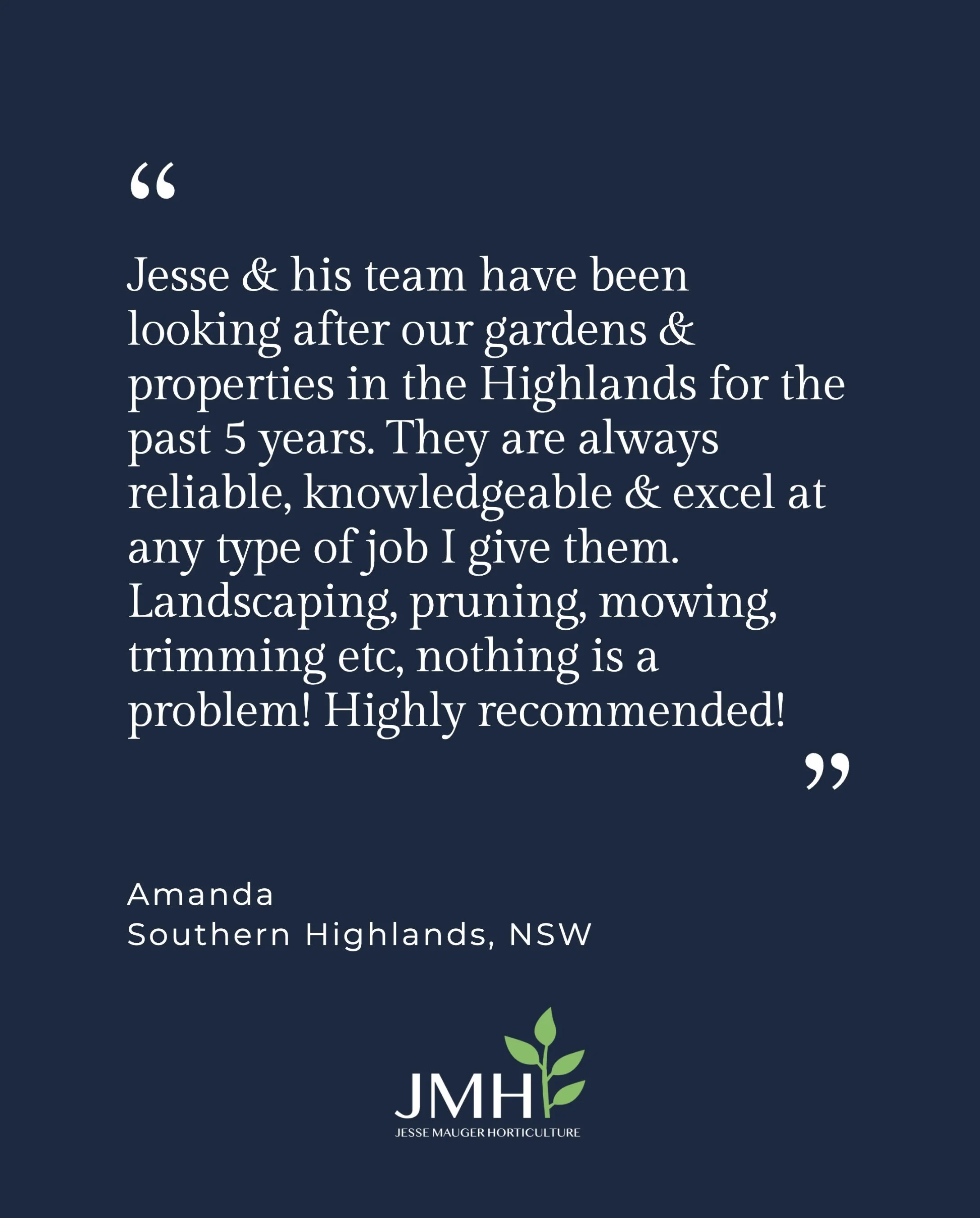 Thank you, Amanda! 💚 Five years of looking after your gardens and we still love every visit. If you&rsquo;d like help with yours, send us a DM 🌿

#southernhighlands #gardenmaintenance #landscaping #horticulture