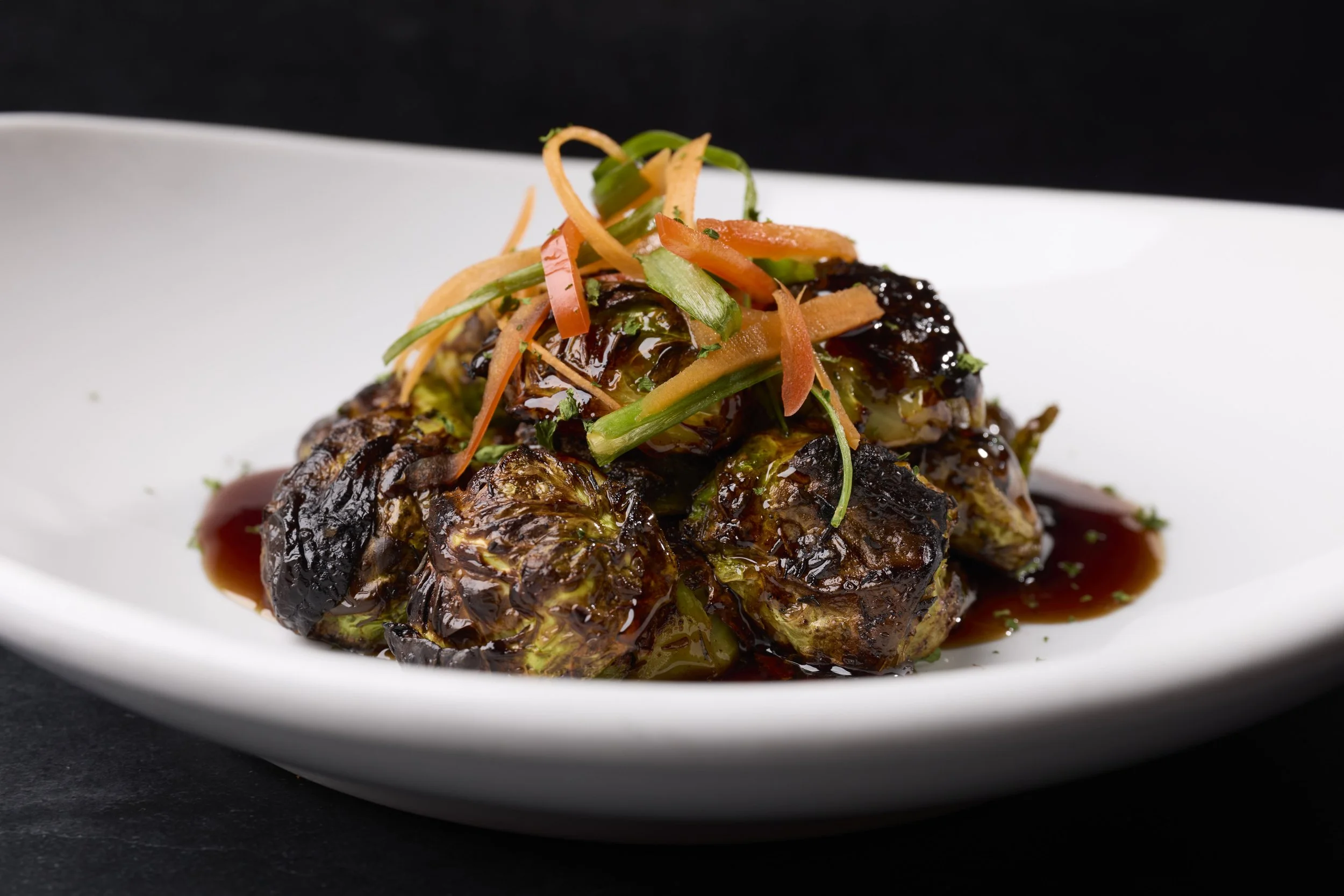 Honey Balsamic Brussels  Sprouts - $14