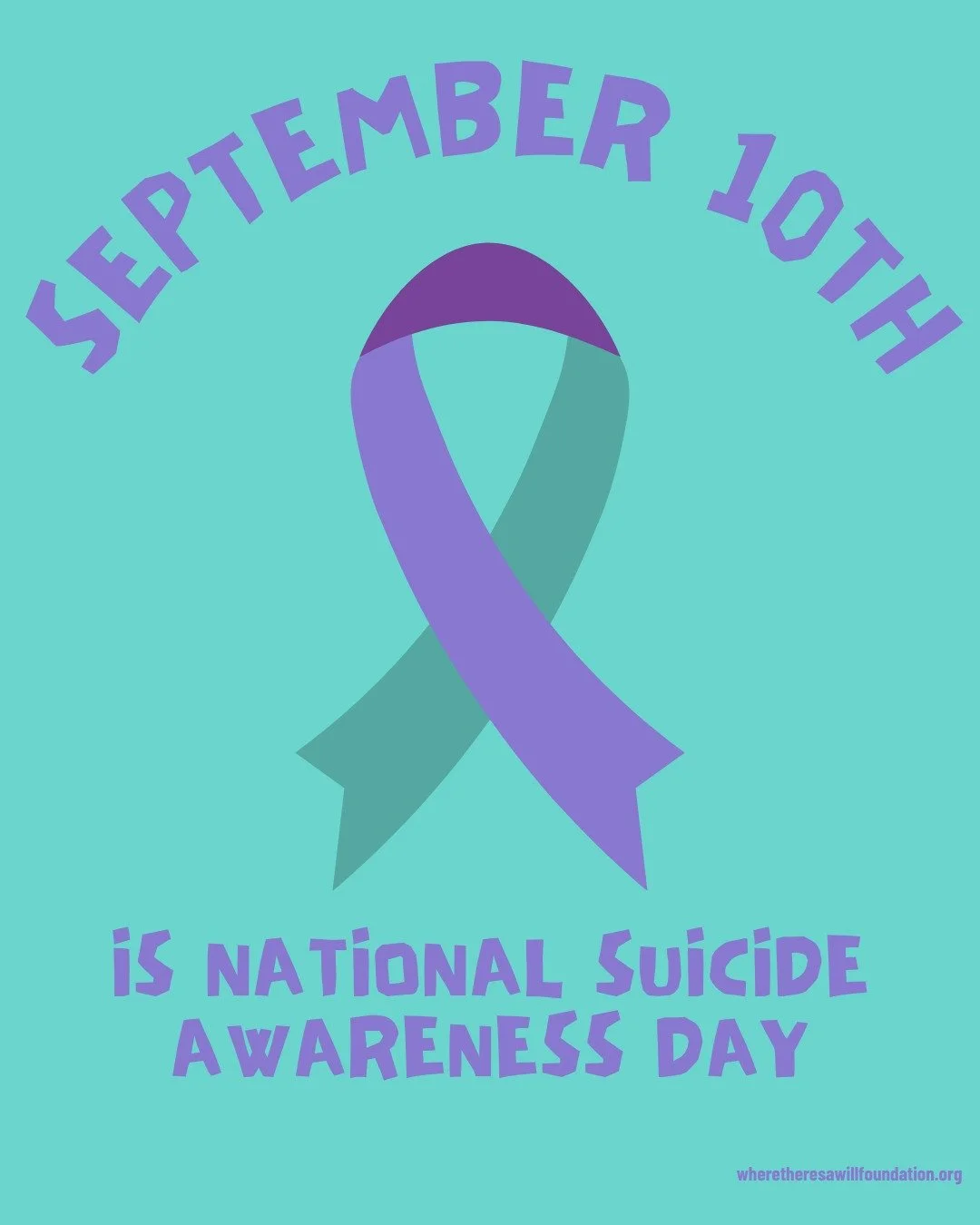 🌍💜💙 Today, September 10th is National Suicide Awareness Day &mdash; a day to raise awareness, break the stigma, and spread hope. 💜💙

🔹 Suicide is the second leading cause of death for youth ages 10&ndash;14.
🔹 It&rsquo;s the third leading caus
