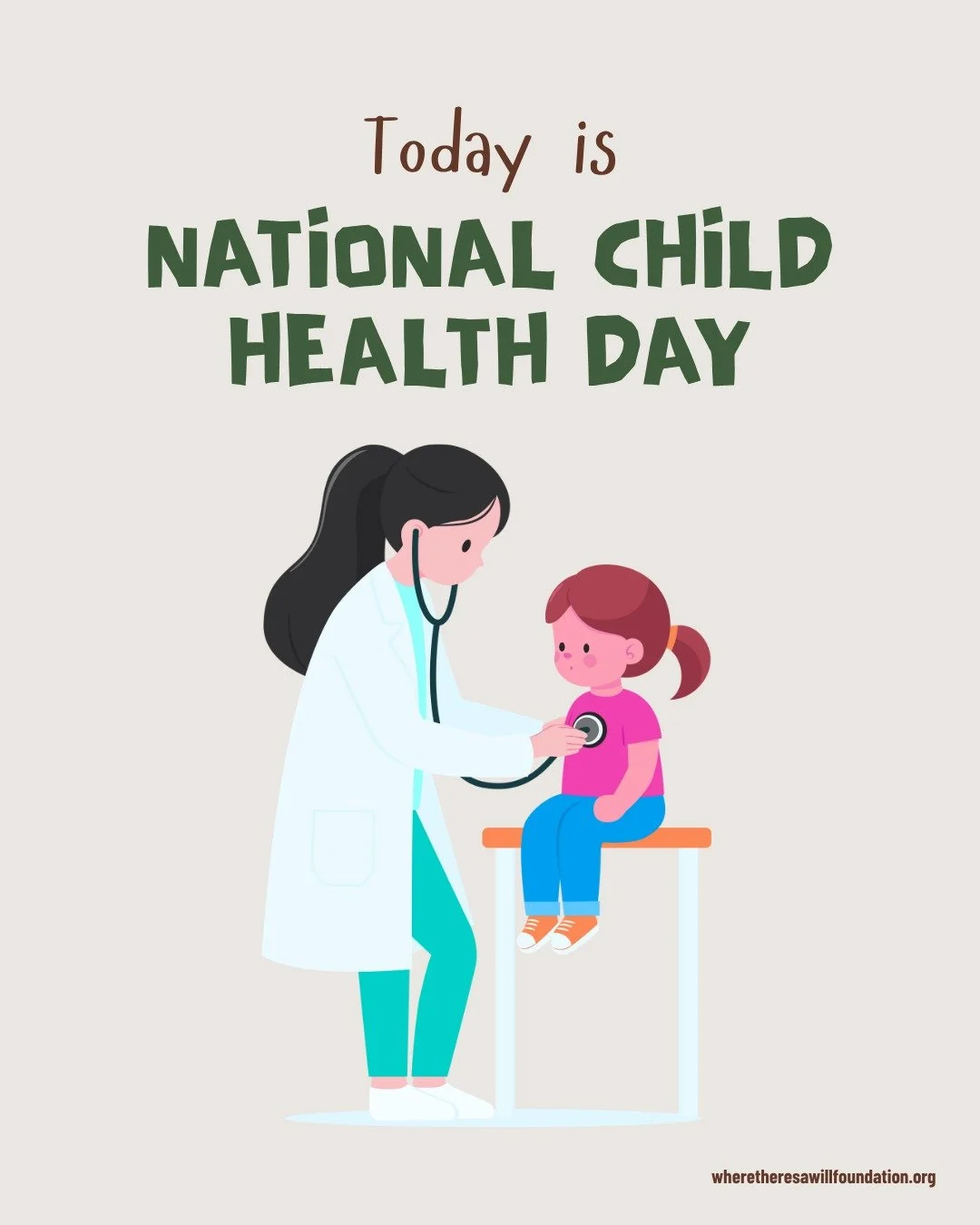 🌟 Today is National Child Health Day! 🌟
Every child deserves to grow up healthy&mdash;physically, emotionally, and mentally. 💚

Did you know that 1 in 5 children ages 3&ndash;17 has been diagnosed with a mental, emotional, or behavioral health con