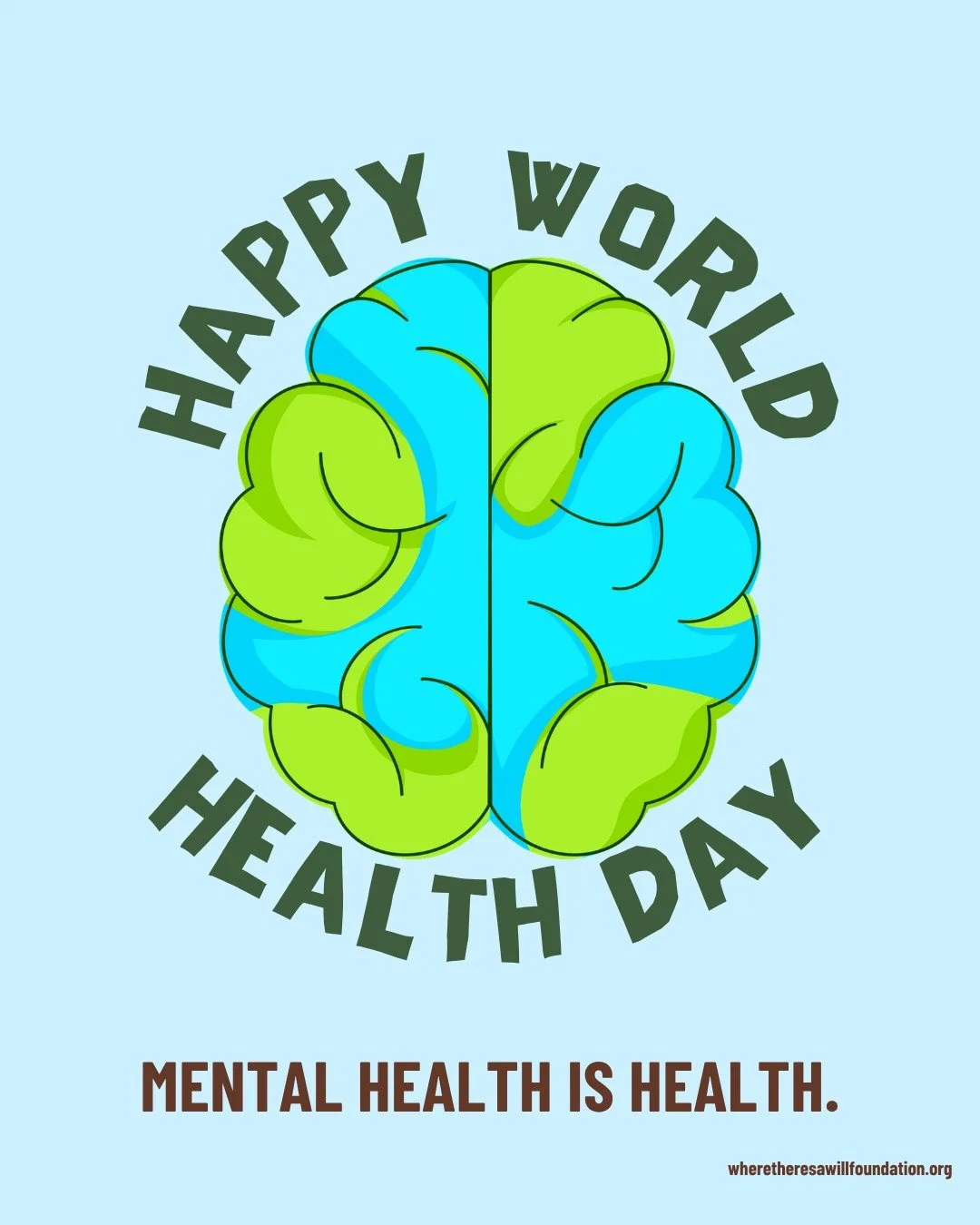 Happy World Health Day! 🌍 This is your reminder that mental health is health too. Your mental health affects your physical health and needs to be taken care of properly to make sure that you keep your whole body healthy! 🧠💪