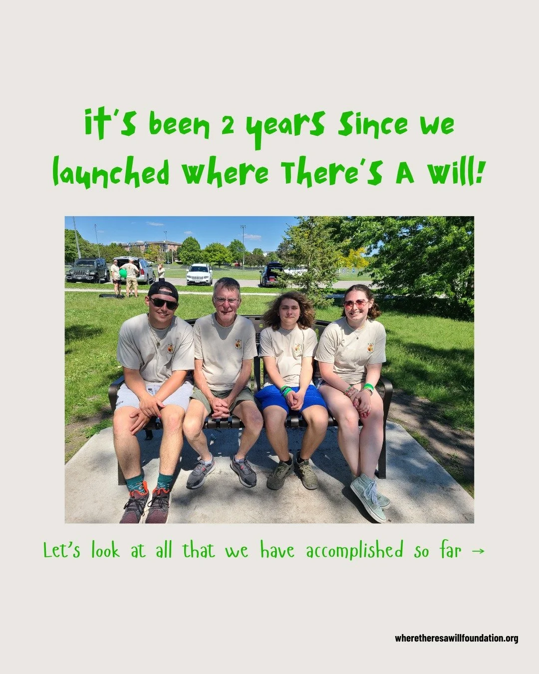 Can you believe its been 2 years since we officially launched WTAW?! We've already accomplished so much, but we still have a lot of work ahead. Thank you to everyone who has joined us on this mission to end the stigma 💚