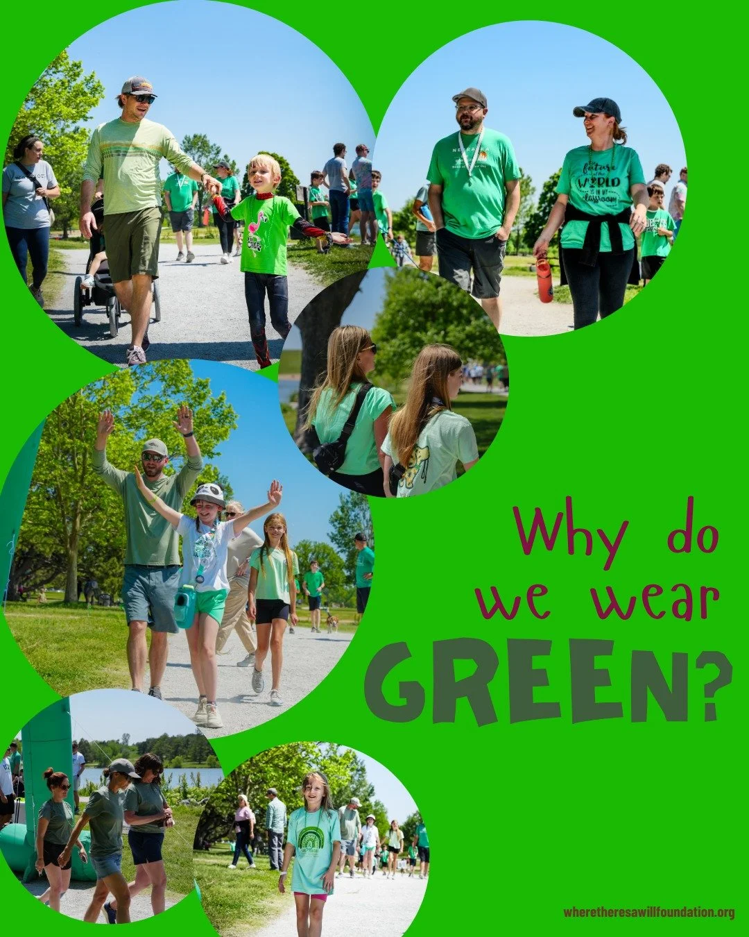 It's #mentalhealthawarenessmonth and we are wearing green to show our support! 💚 Make sure to wear green to Will's Walk on May 16!