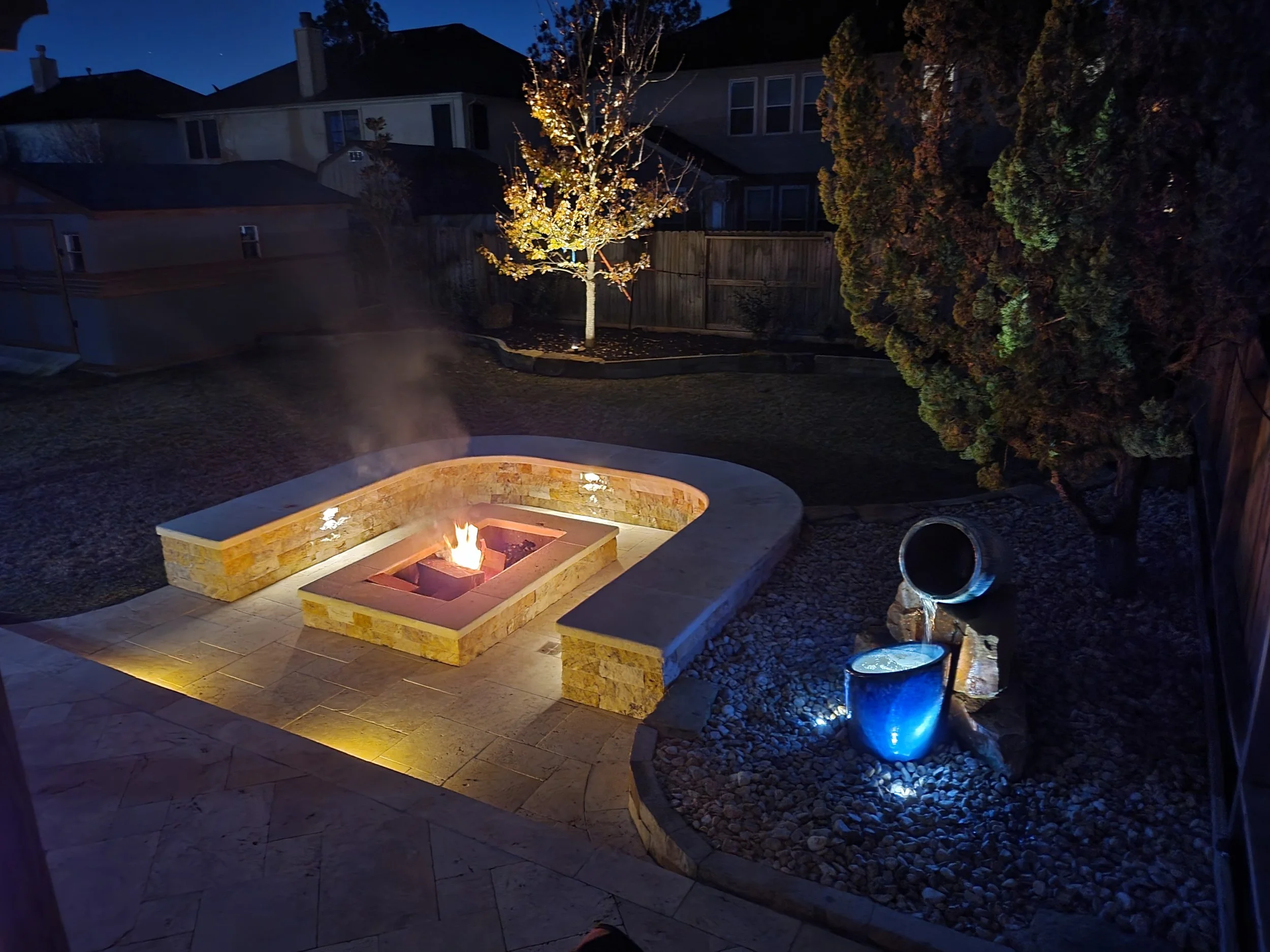 Fire Pit Lighting