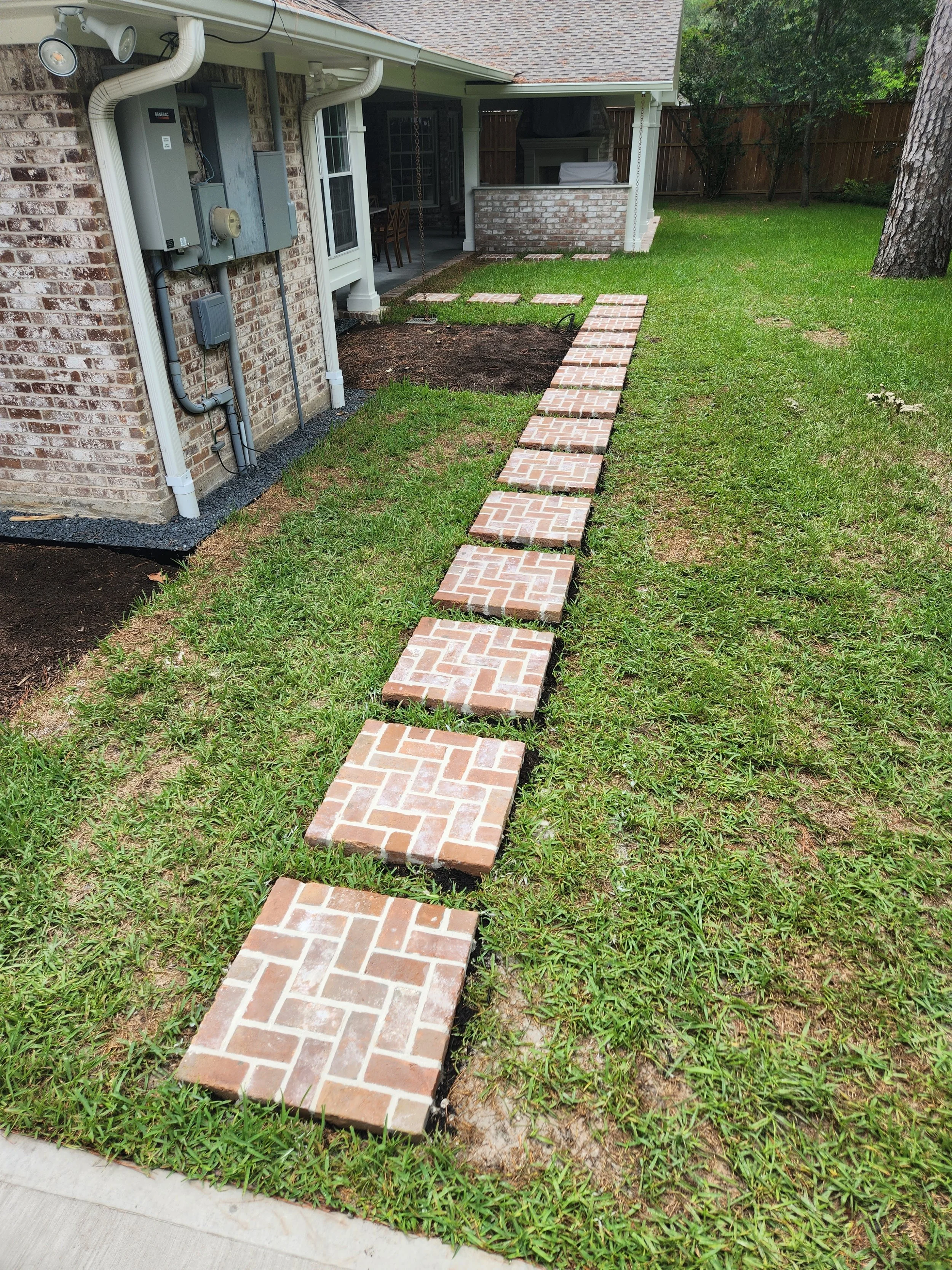 Brick step pads