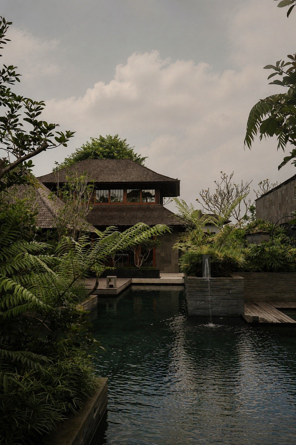 Stillness Above the River at Hoshinoya Bali