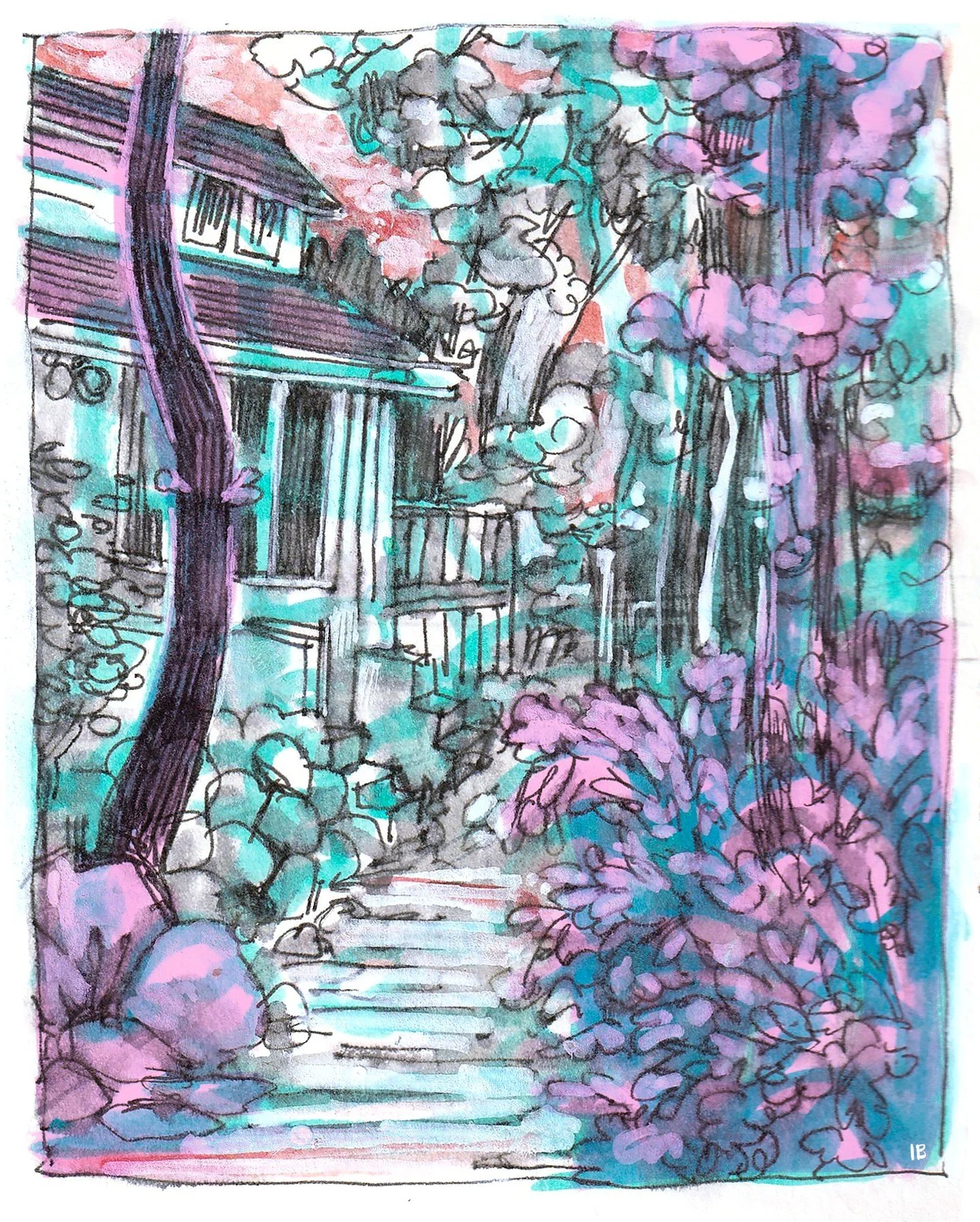 swipe for full sketchbook page &gt;&gt;