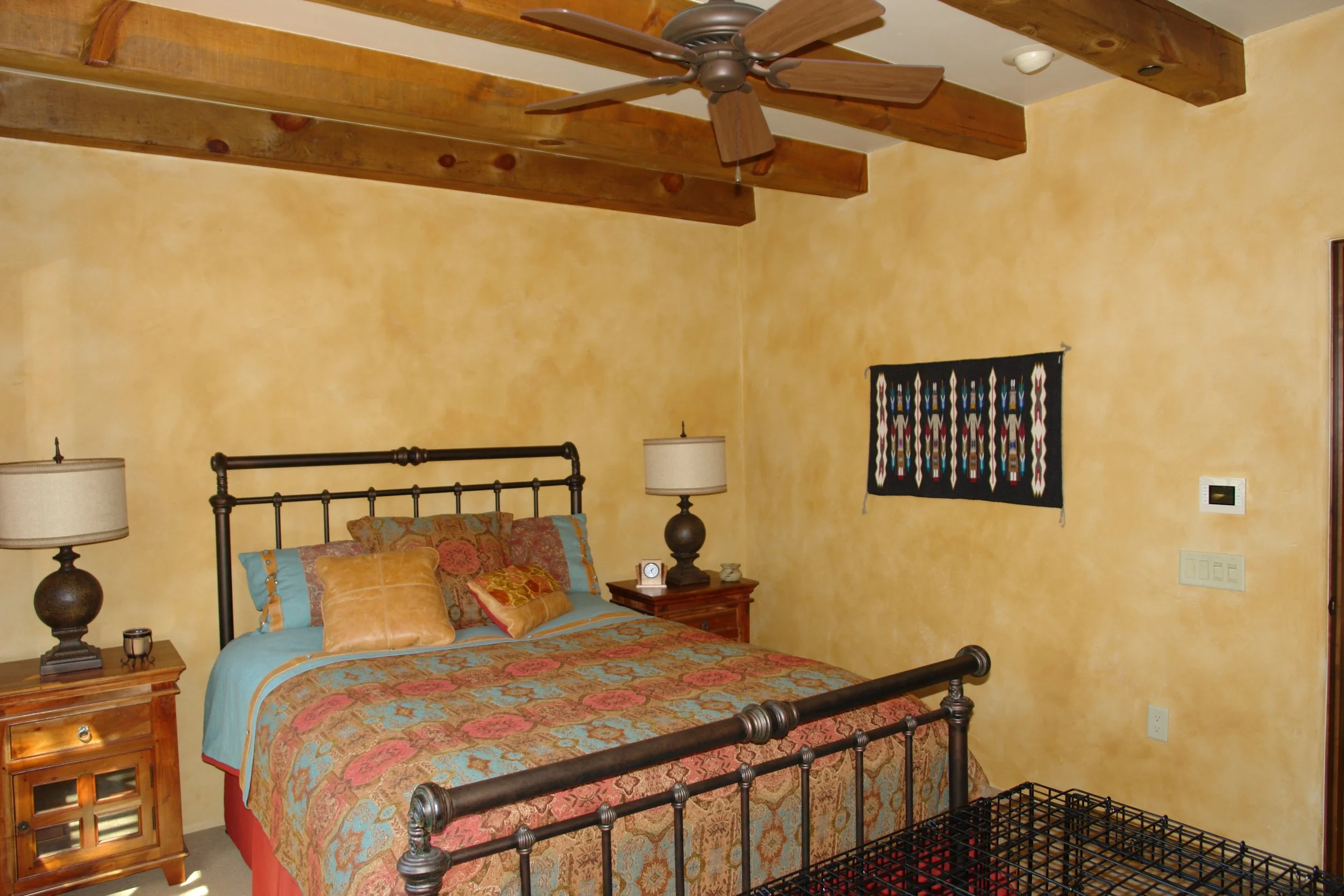 depth technique/faux finish on cement walls