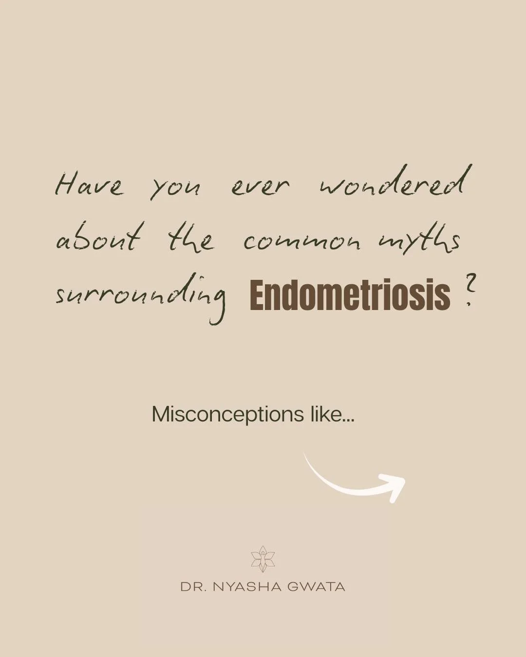 There is a lot of information about endometriosis online, and unfortunately not all of it is accurate.

These are just some of the common misconceptions I see regularly:

🌸Myth #1: If my ultrasound is normal, I don't have endometriosis.

A normal ul