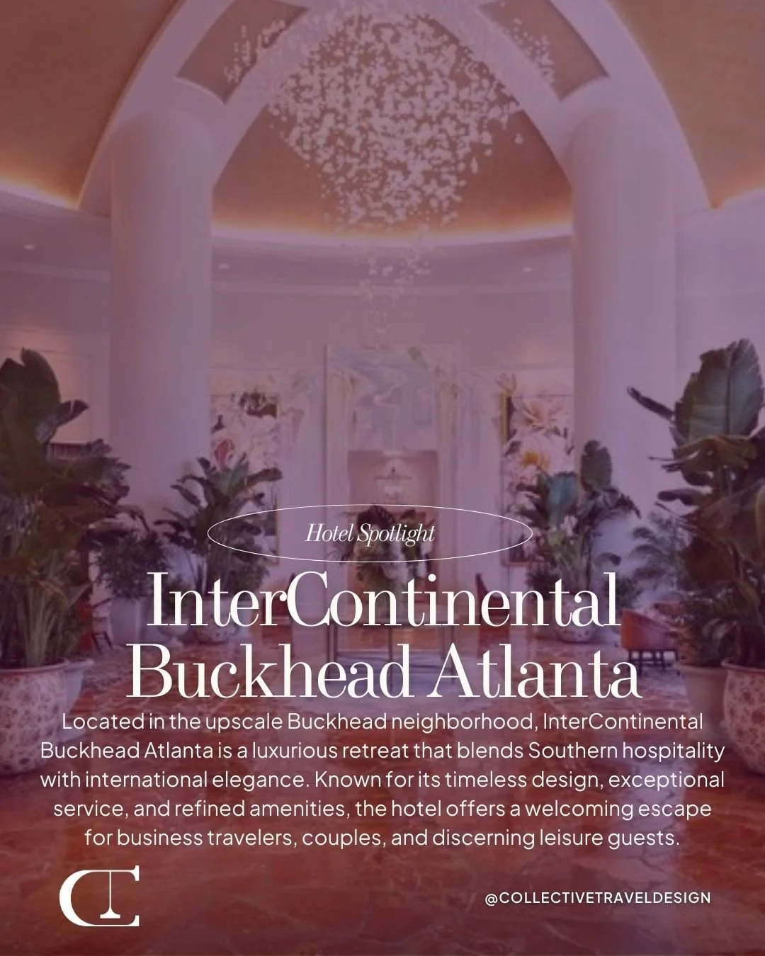 Looking for a luxurious stay where Southern charm meets global elegance? 🌿✨

InterContinental Buckhead Atlanta offers timeless design, exceptional service, and a warm welcome in the heart of one of Atlanta&rsquo;s most upscale neighborhoods.

#Hotel