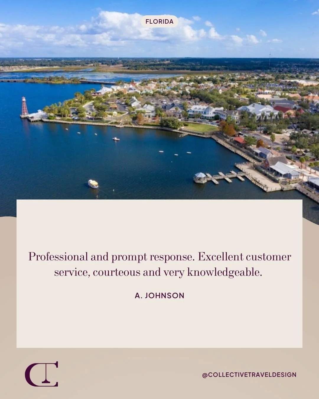 Quick, courteous, and top-tier service &mdash; exactly what great travel planning should be! ✨

#ClientReview #TravelDoneRight #ClientTestimonial #CollectiveTravel