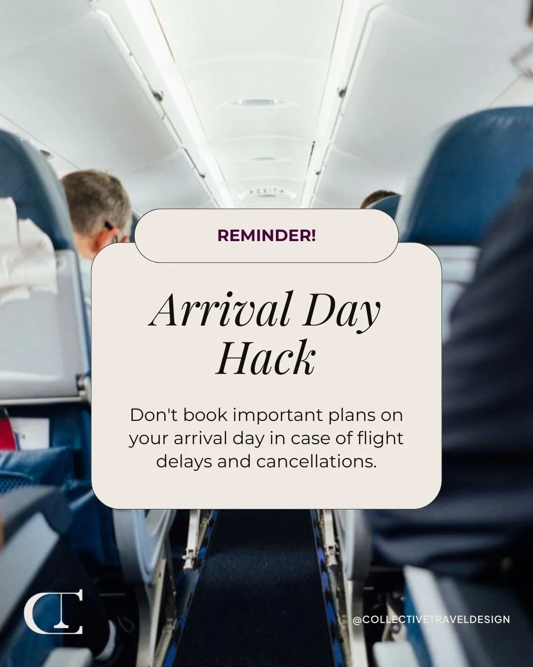 Pro tip: your arrival day is for arriving, not rushing. 😉 

Do you like to unpack and unwind or start exploring right away?

#TravelTips #TravelerMindset #SmartTravel #ArrivalDay #VacationVibes #Wanderlust #CollectiveTravel #CollectiveTravelDesign