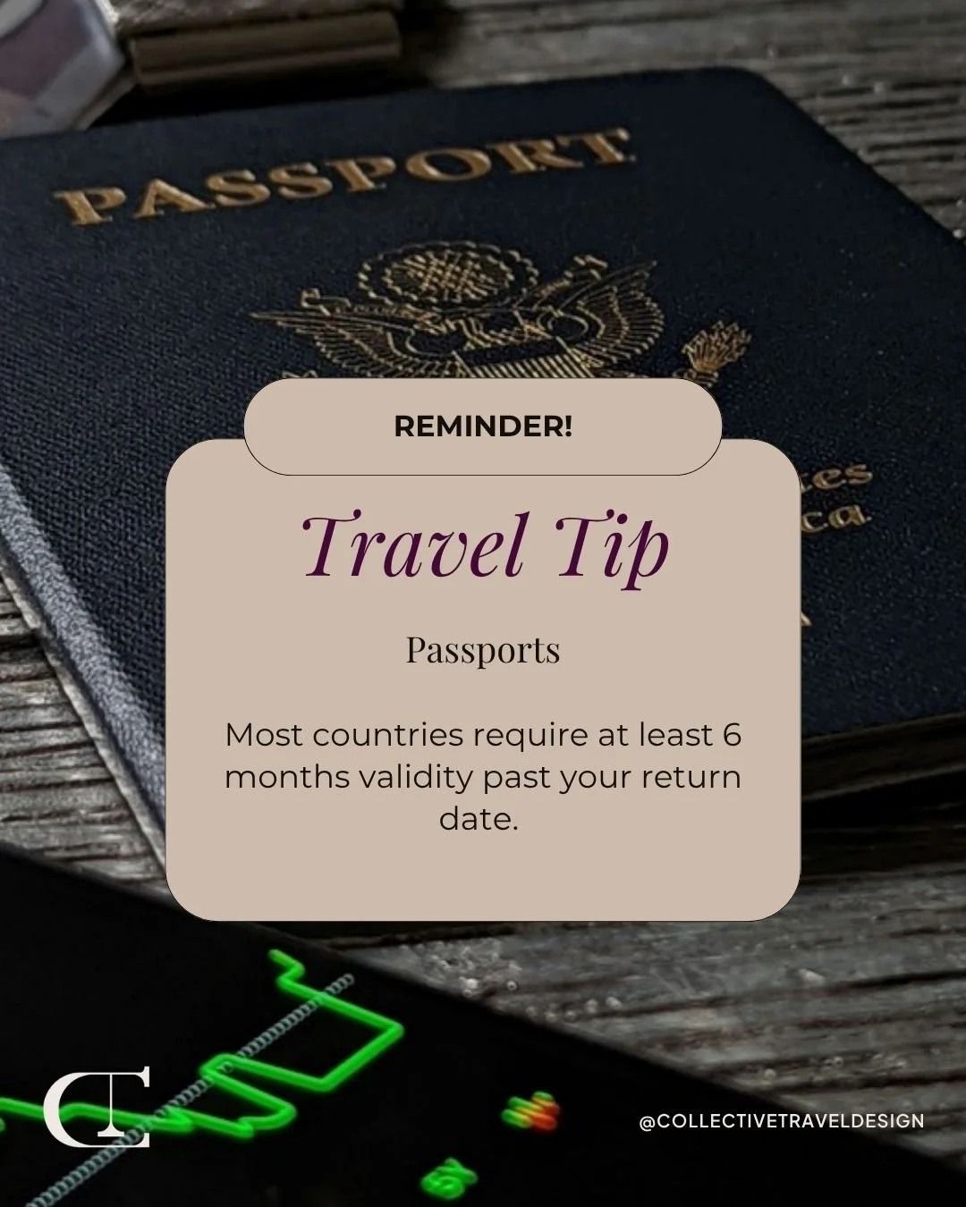 Passport check time! ✔️

Make sure yours has more than 6 months of validity left so your trip goes smoothly. Comment TRAVEL, then check your DMs, so we can start planning your next trip!

#TravelAdvice #TravelPrepared #PassportReady #TravelPlanning #