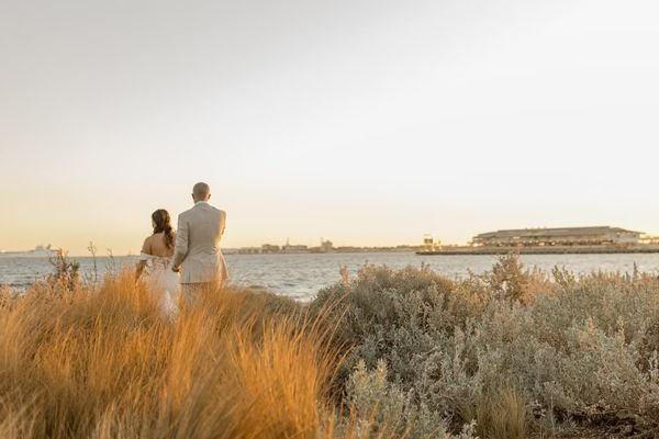 Eliza & Liam’s Port Melbourne Wedding