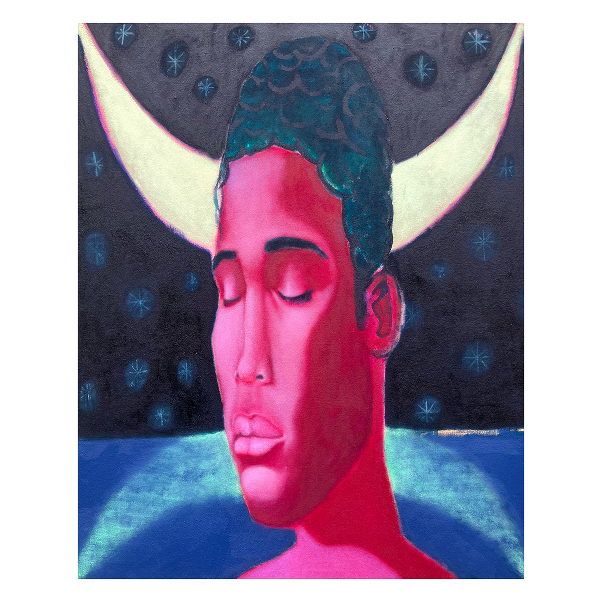 Taurus Moon / Oil on Cavas / 2025