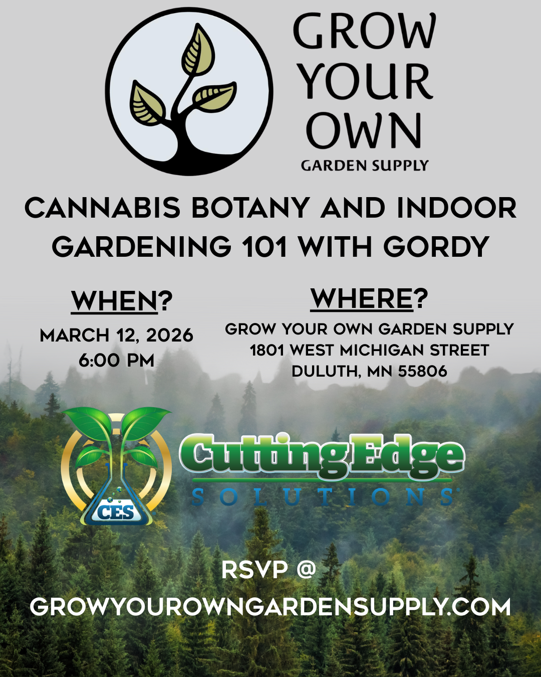 Cannabis Botany & Indoor Gardening 101 with Gordy