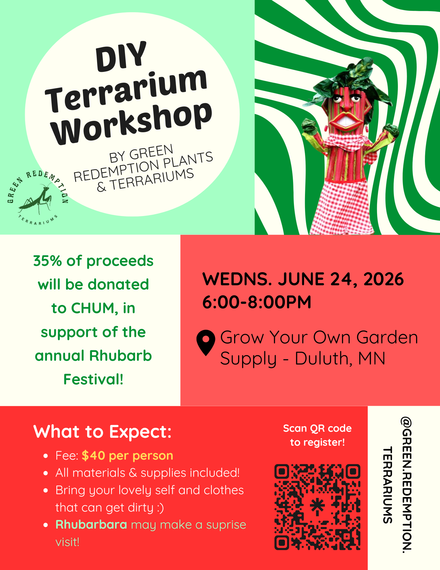 DIY Terrarium Workshop 