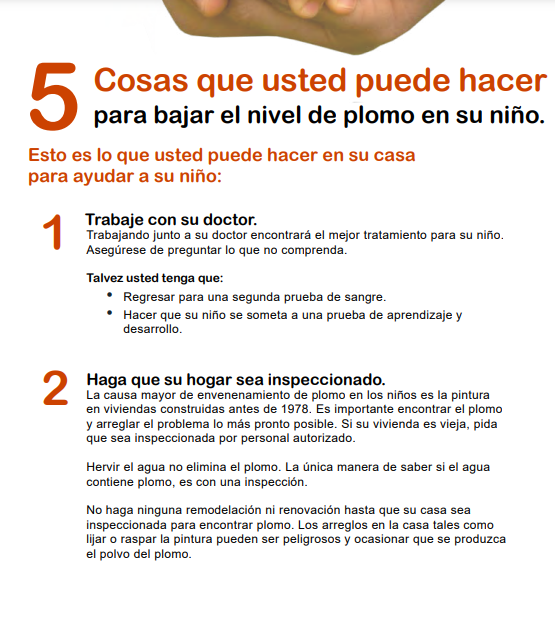 5 tips para bajar el plomo