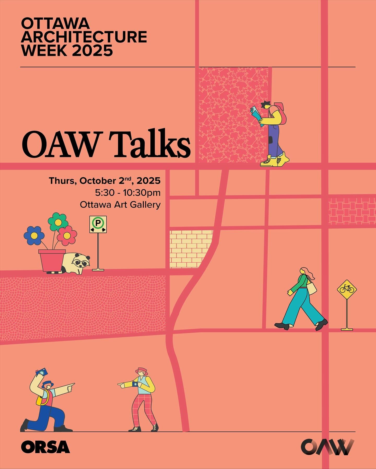 🎤 OAW Talks is back &mdash; an open, welcoming evening for creatives of all backgrounds to connect, share ideas, and showcase their work in a relaxed, engaging setting.

This edition explores the theme of mapping and the ByWard Market, with short, i