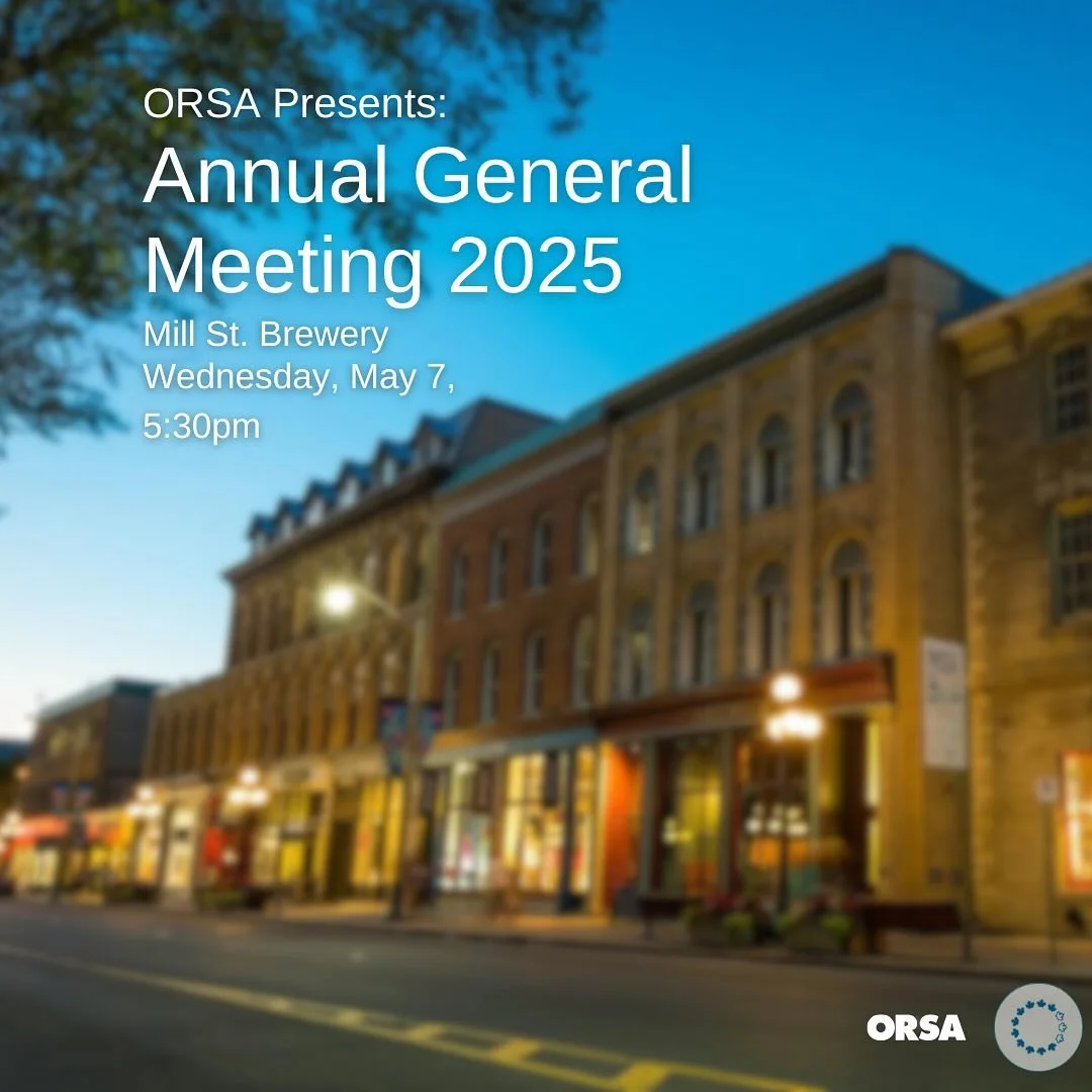 📢 ORSA AGM 2025 is here!
Join us May 7 at Millstreet Pub 🍻 for an inspiring evening with special guest Alain Miguelez (NCC Chief Planner) as he dives into Architecture &amp; Style: How Context and Choice Should Frame Best Practices 🏛️
Doors: 5:30 