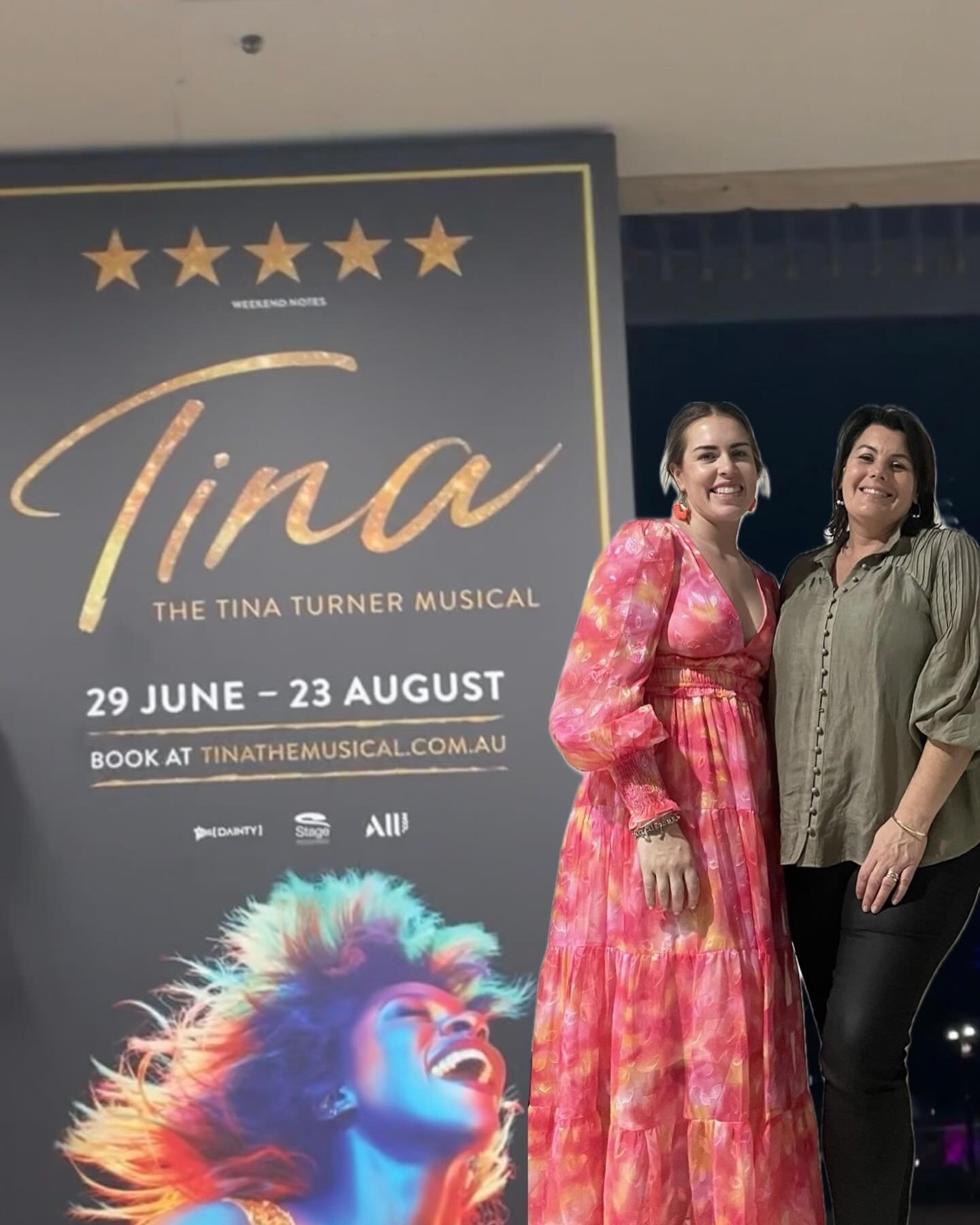 Weekend with Mum @pamelacampbell99 a few cute little dates and Tina 🩷🩷