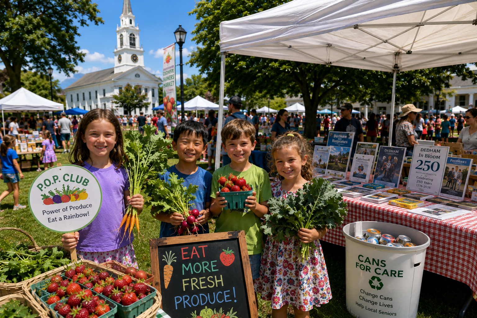 Summer Dedham Farmers Market—Kids POP Club - July 8