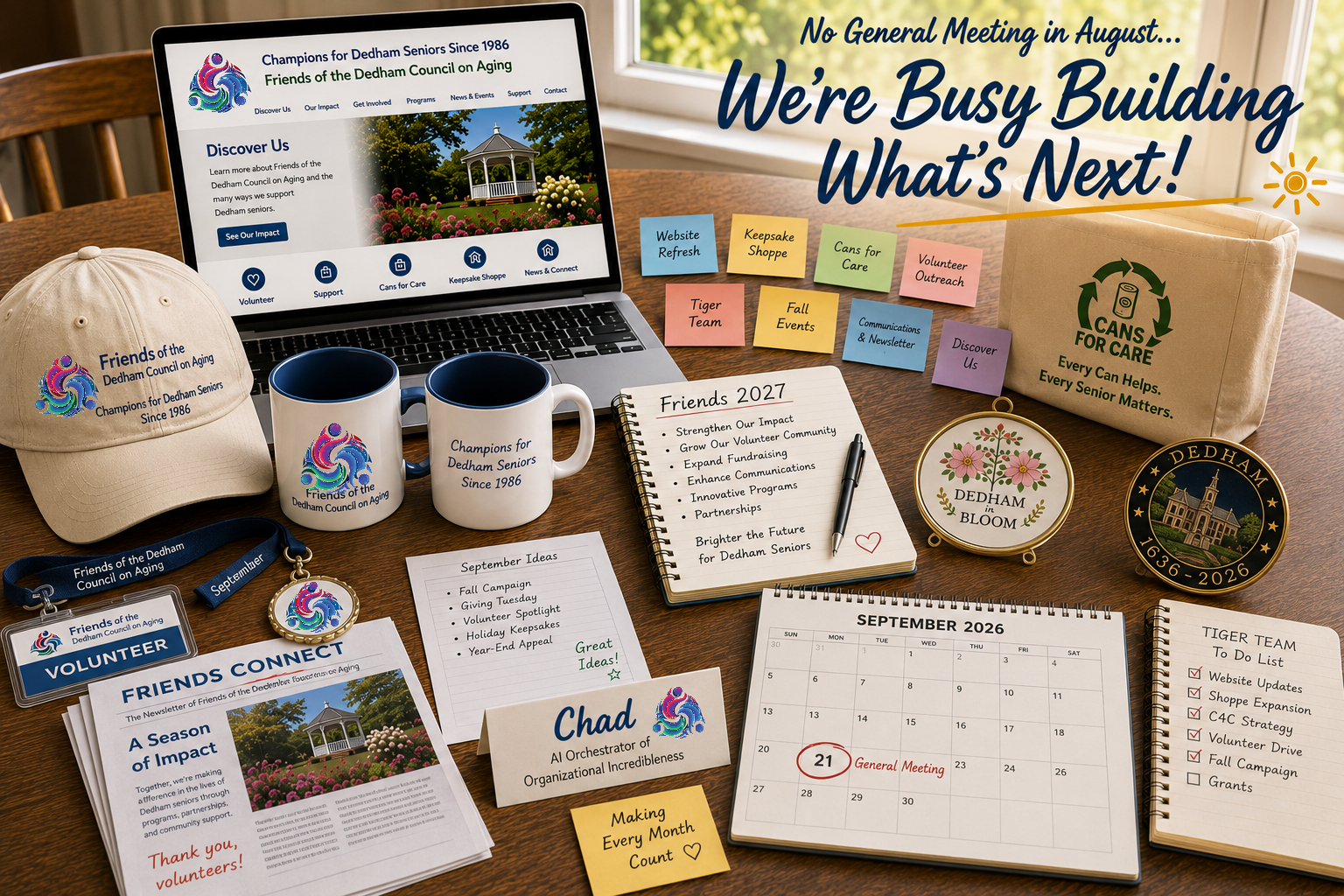 No General Meeting in August ….