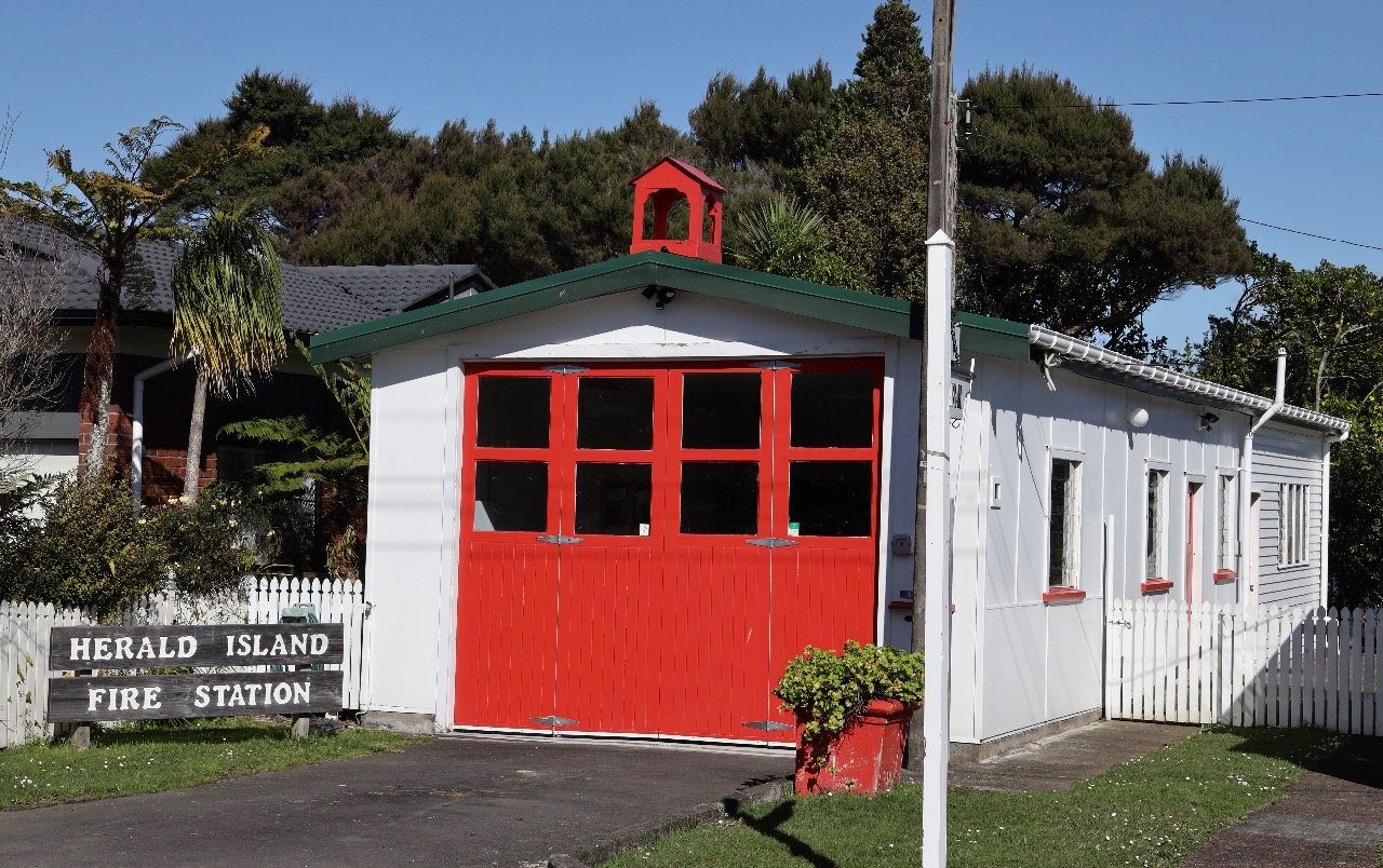 Exterior Fire Station - Showing length of building