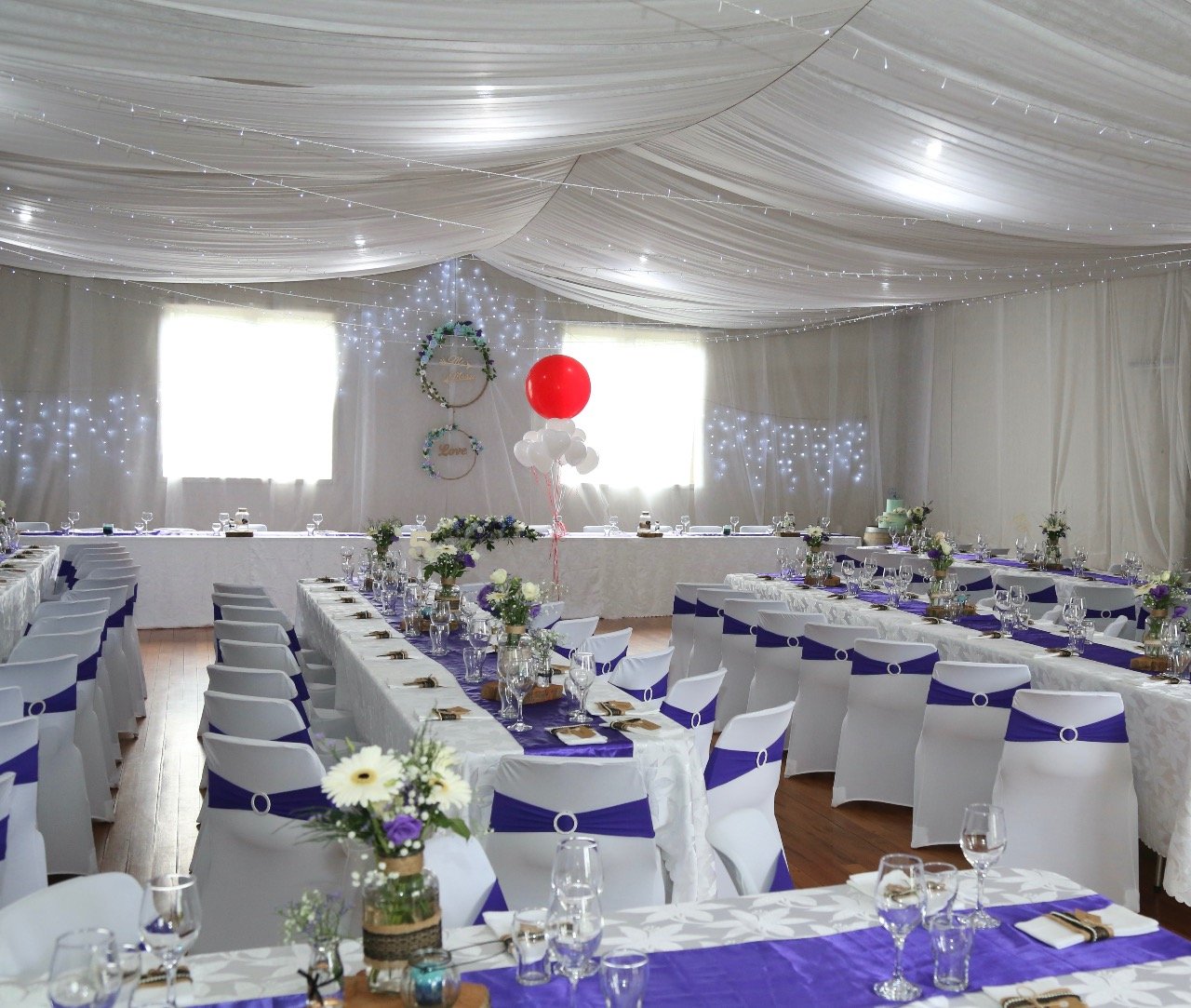 Interior Main Hall - Wedding set up