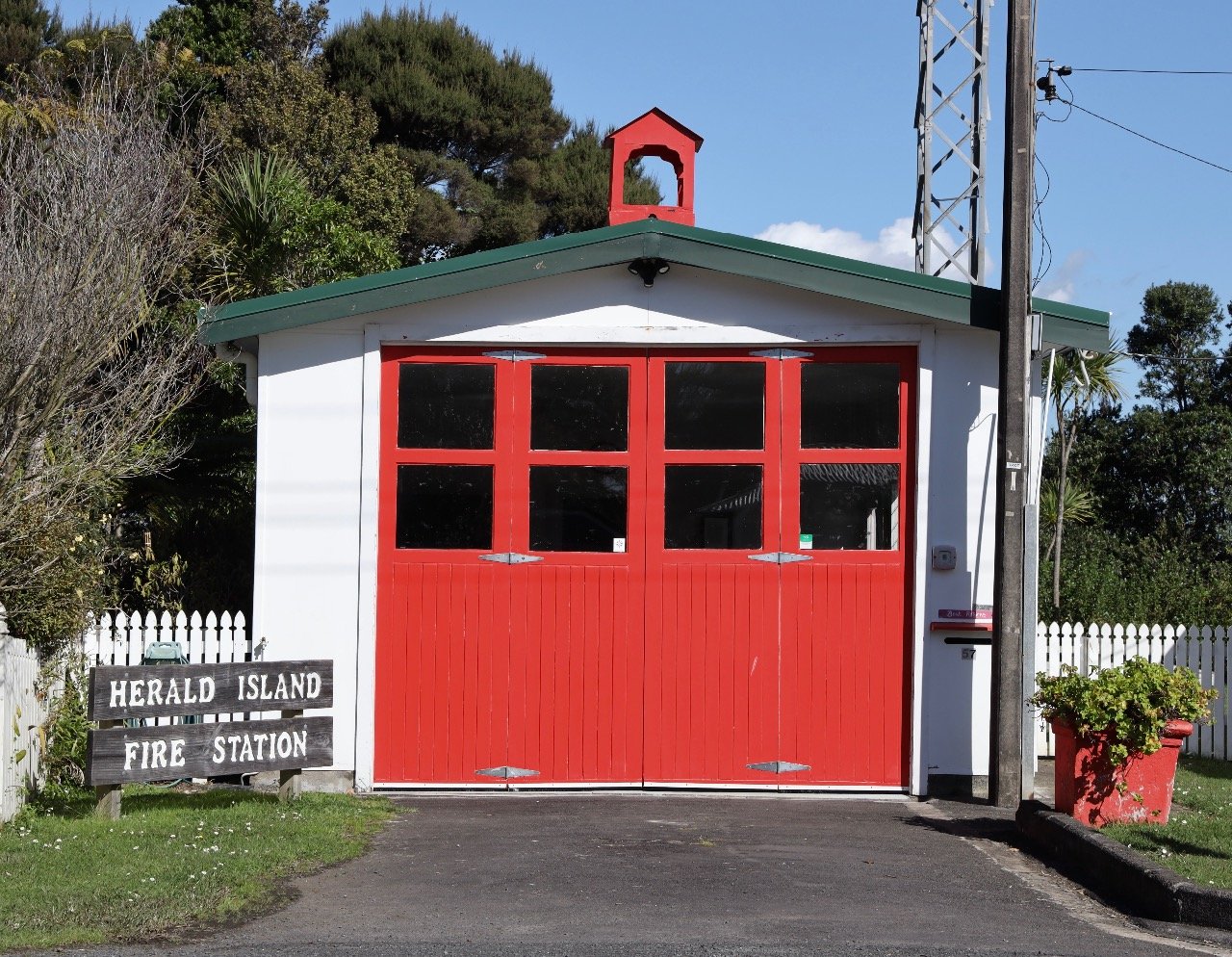 Fire Station - 2 x large bi-fold front doors