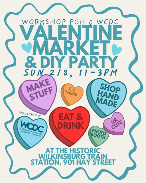 Workshop PGH Valentine Market &amp; DIY Party