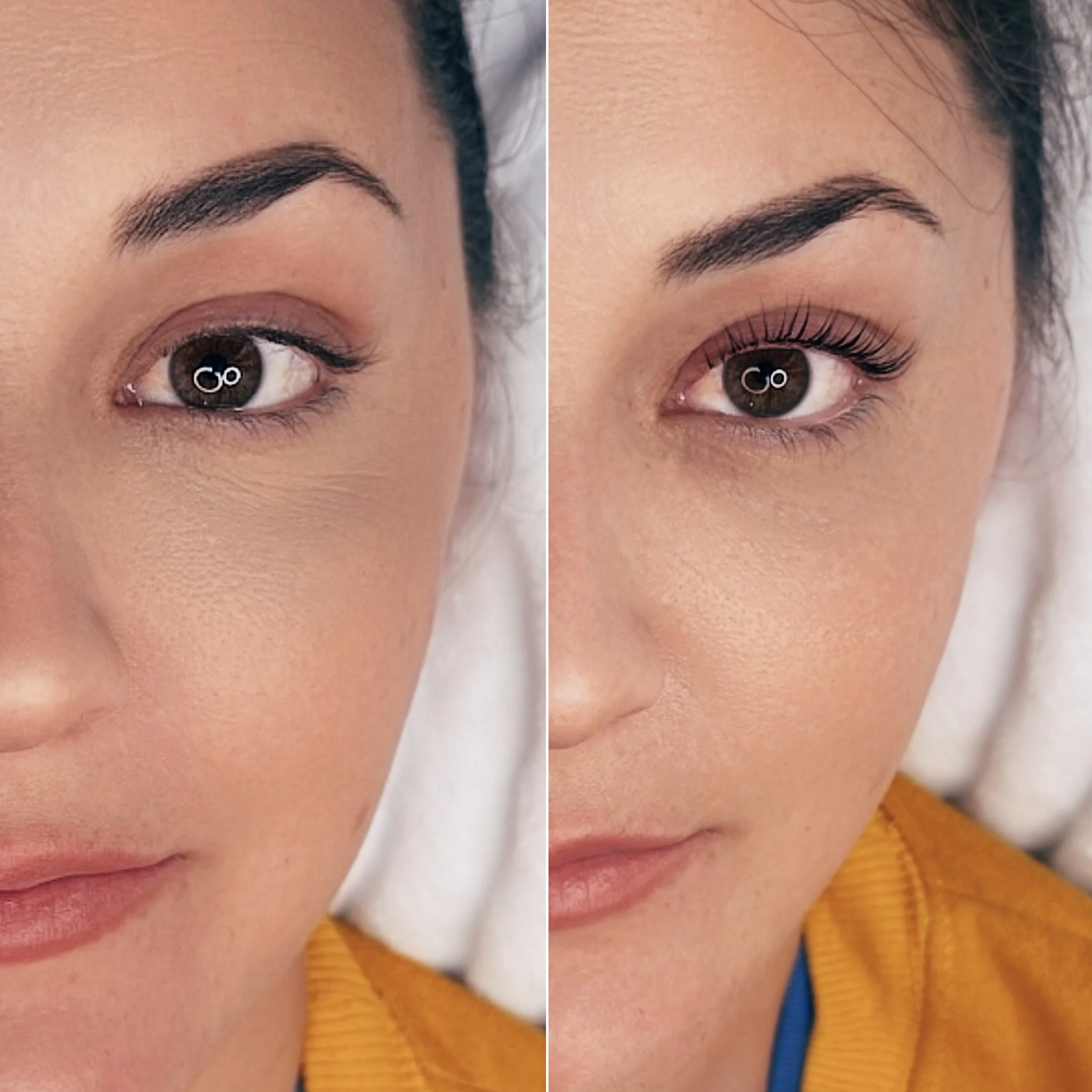 Korean Lash Lift Before & After