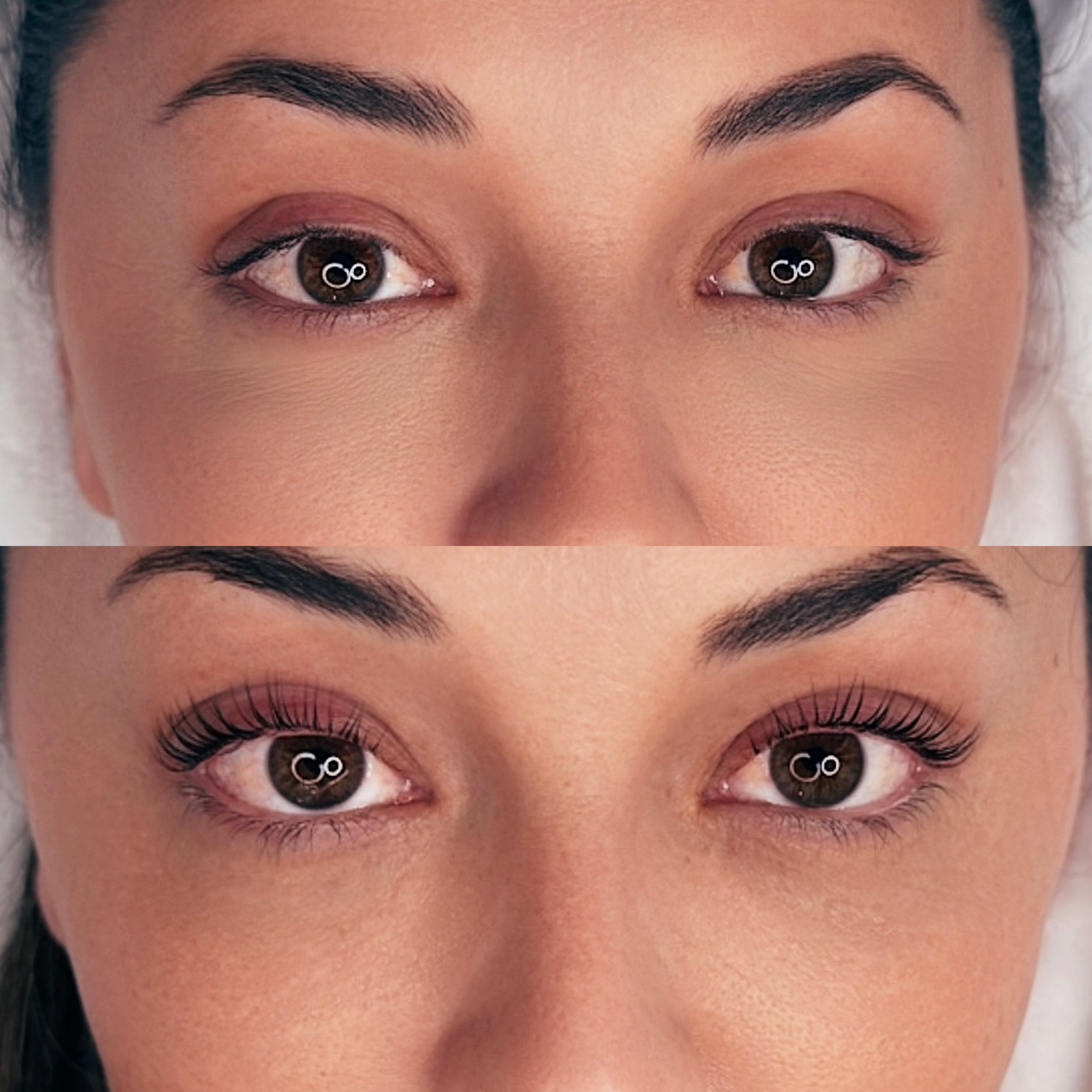 Korean Lash Lift Before & After