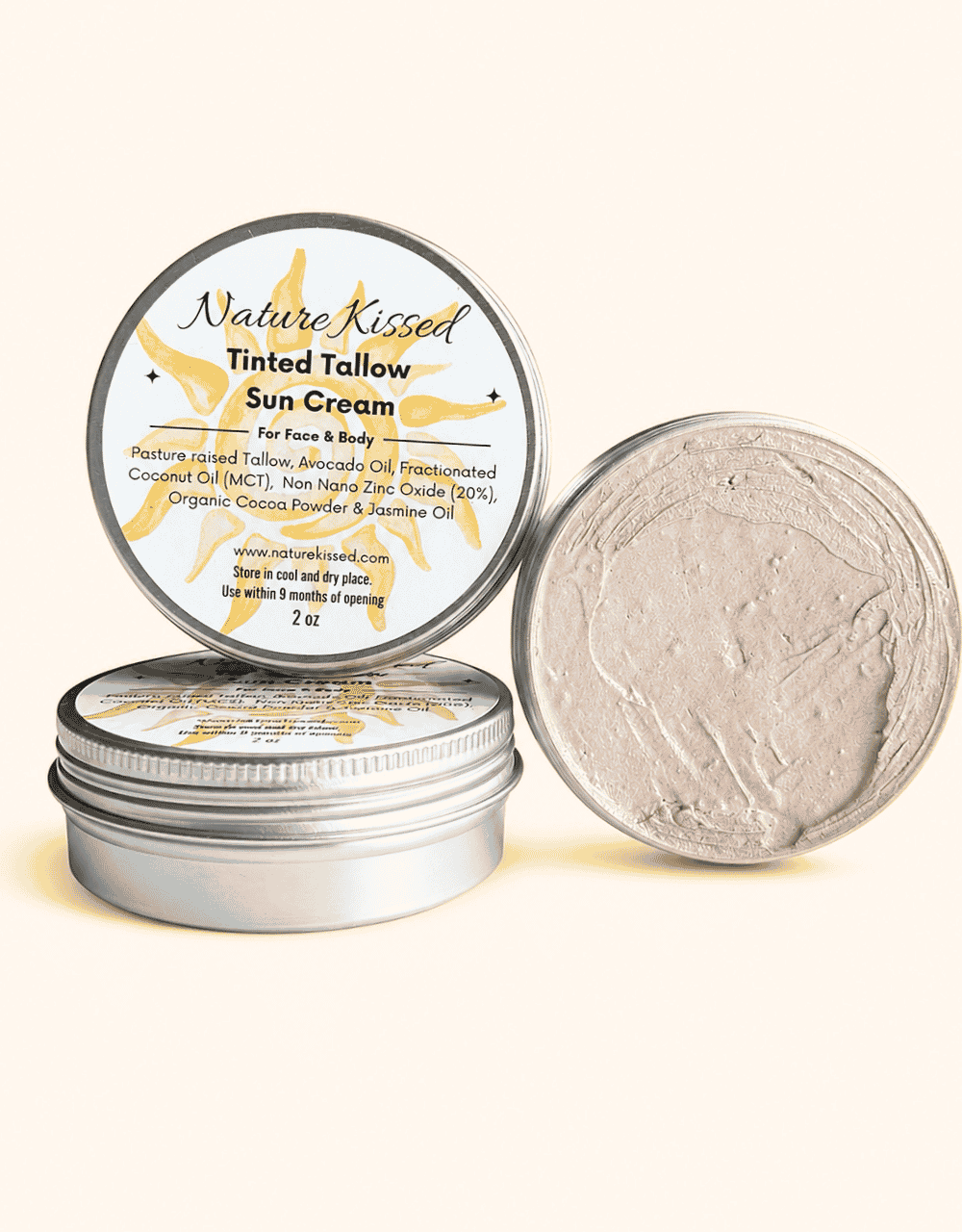 Tinted Tallow Sun Cream | With Non-Nano Zinc Oxide