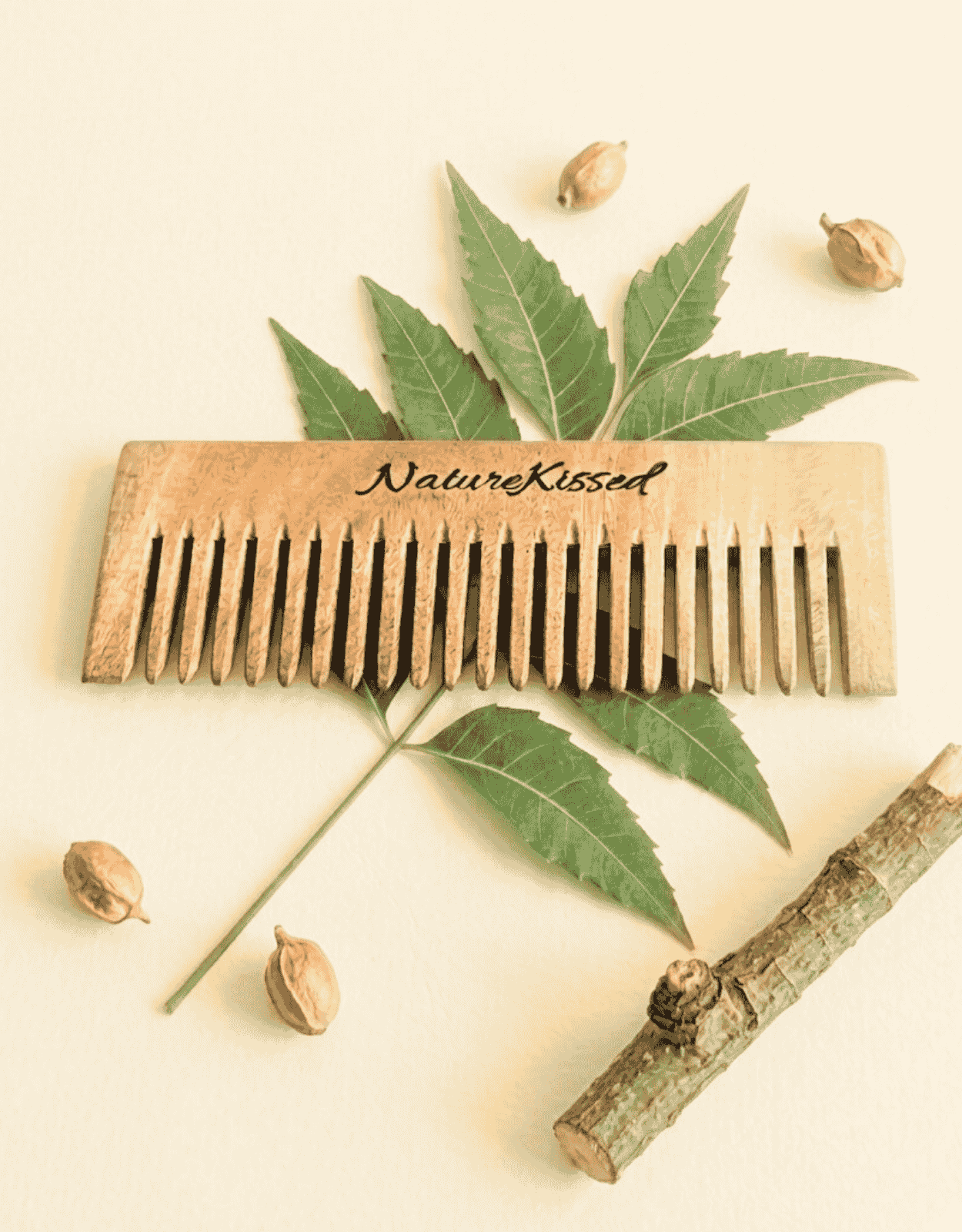Handcrafted Neem Wood Comb | Ayurvedic Hair Care Ritual