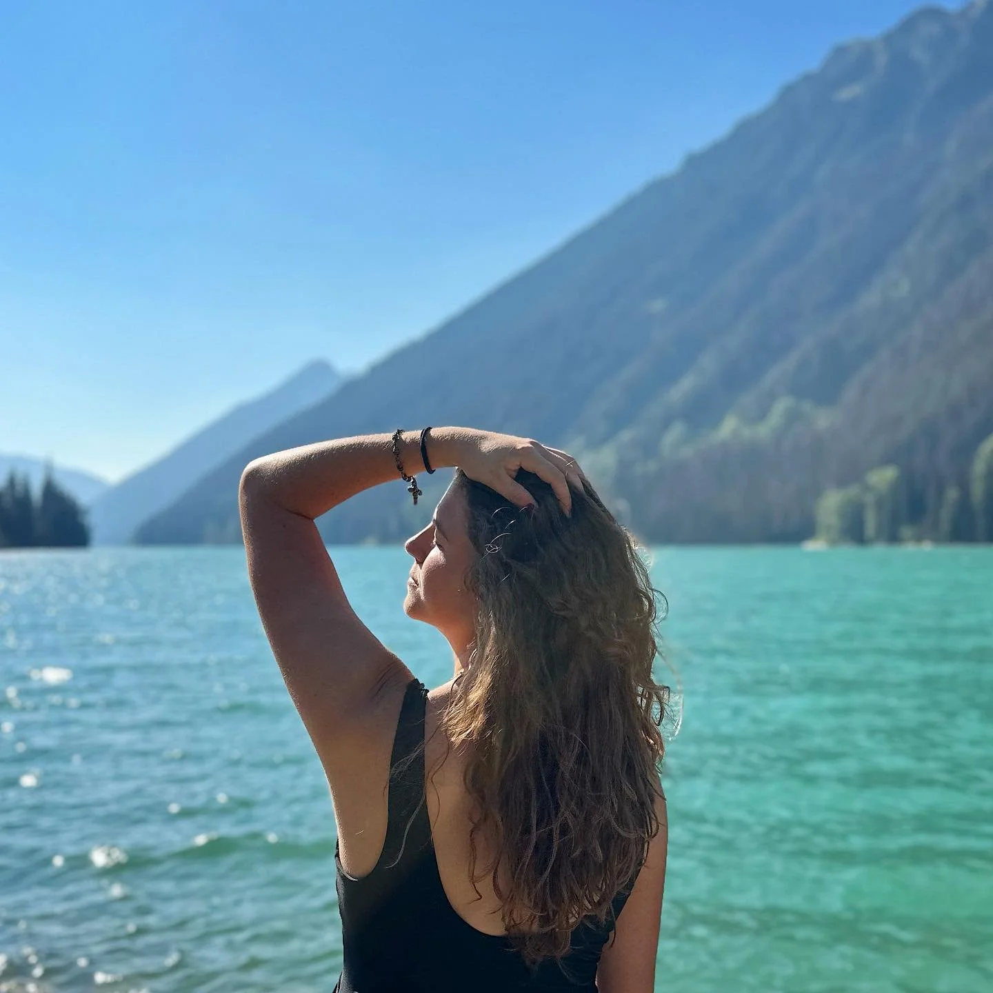 It&rsquo;s protocol to swim in the pretty lakes you visit&hellip; I don&rsquo;t make the rules 🤷🏼&zwj;♀️