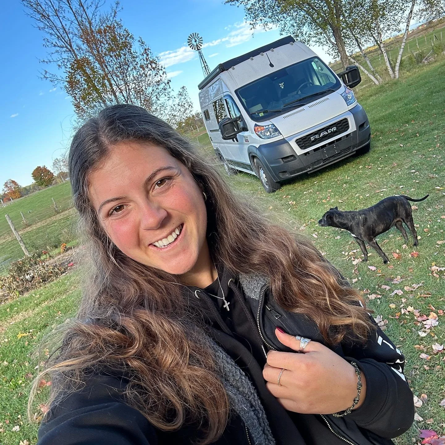 Photo dump from my time visiting home and living in the backyard 🚐✨