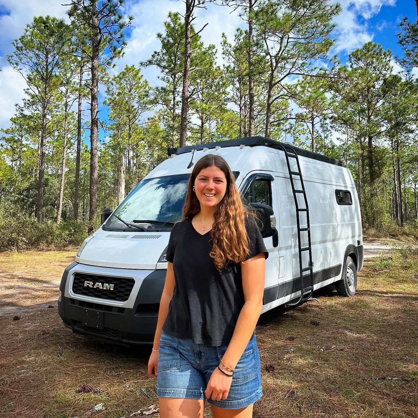 Escaped the cold weather up north and ran south to the forest 🌲