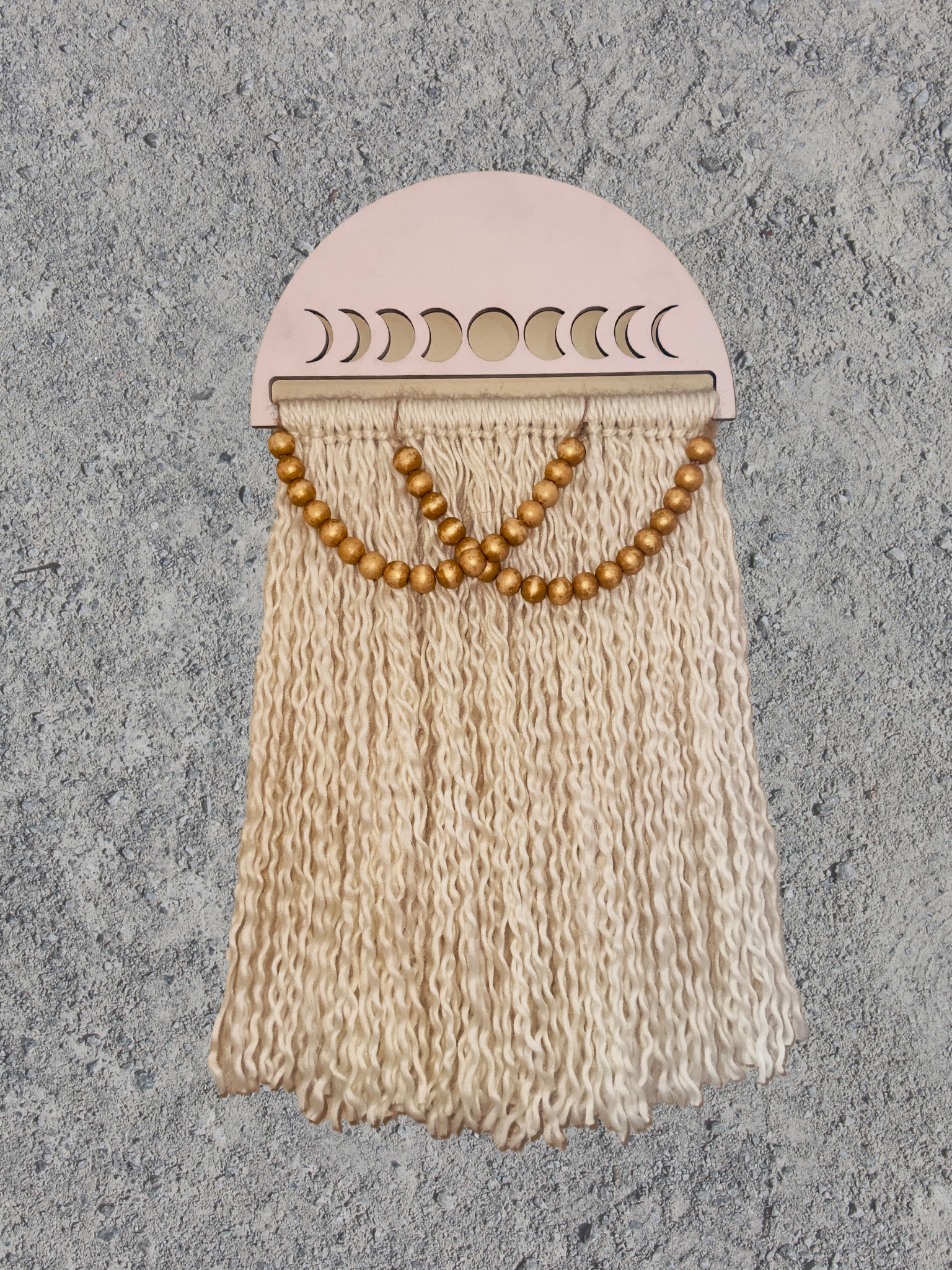 Boho Moon Phase Wall Hanging