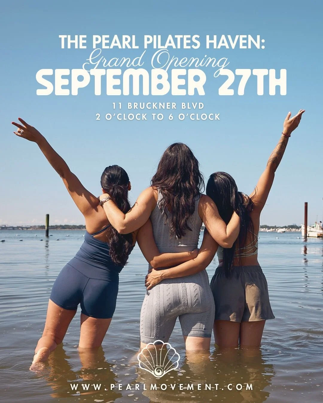 TOMORROW! The Pearl is bringing Pilates, movement, and good vibes to Mott Haven - and we want you in on the first wave! 

🌊 Try free mini-classes
�🌊 Snap up Founding Membership &amp; Pre-Sale perks�🌊 Meet our amazing teachers 

11 Bruckner Blvd, S