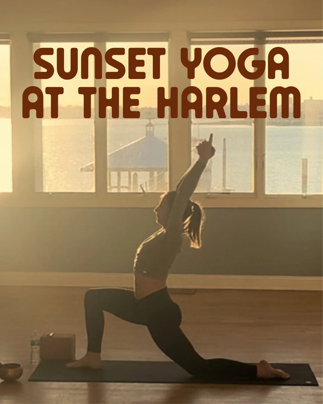 🍁 It's time to move inside 🍂 
For special indoor Sunset Yoga sessions at the @harlem_yacht_club on City Island. Treat yourself to a relaxing yoga flow as we watch the sunset over the Manhattan skyline, all while staying toasty warm. The evening wi